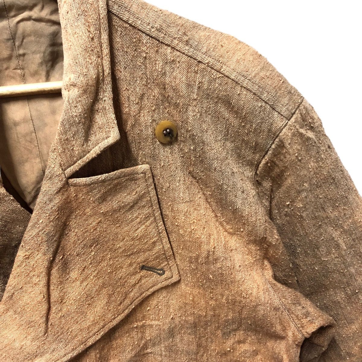 Issey Miyake Issey miyake man dirty design double collar jacket Size US M / EU 48-50 / 2 - 5 Thumbnail