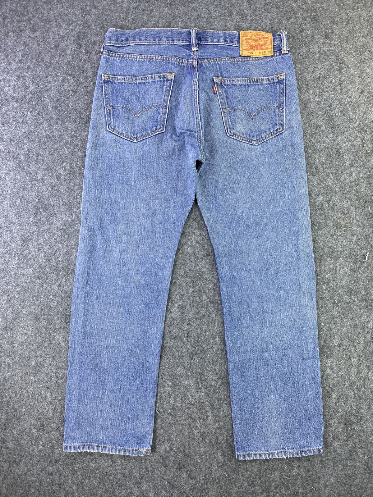 Levi's Vintage Levi's 505 Jeans Blue Wash 34x29 - J728 Size US 34 / EU 50 - 2 Thumbnail