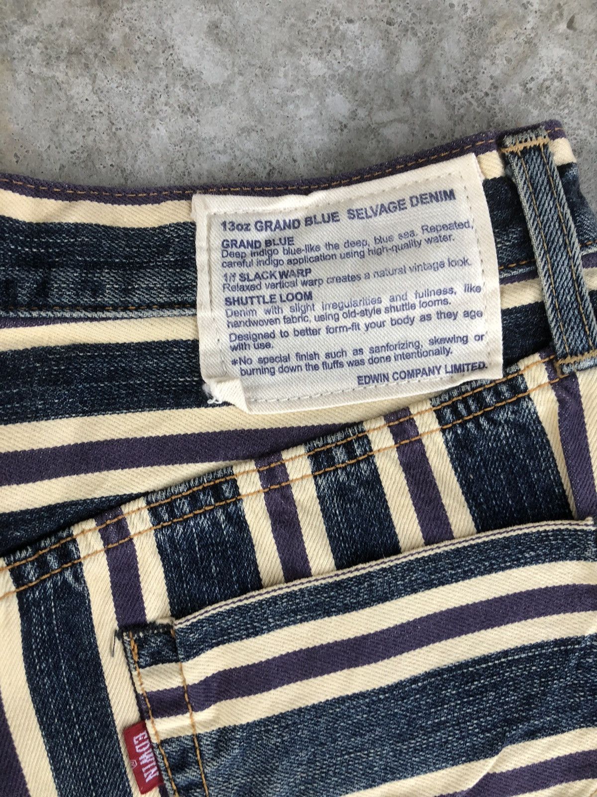 Edwin Edwin Flared Jeans Selvedge Denim Distressed Denim Size US 30 / EU 46 - 12 Thumbnail