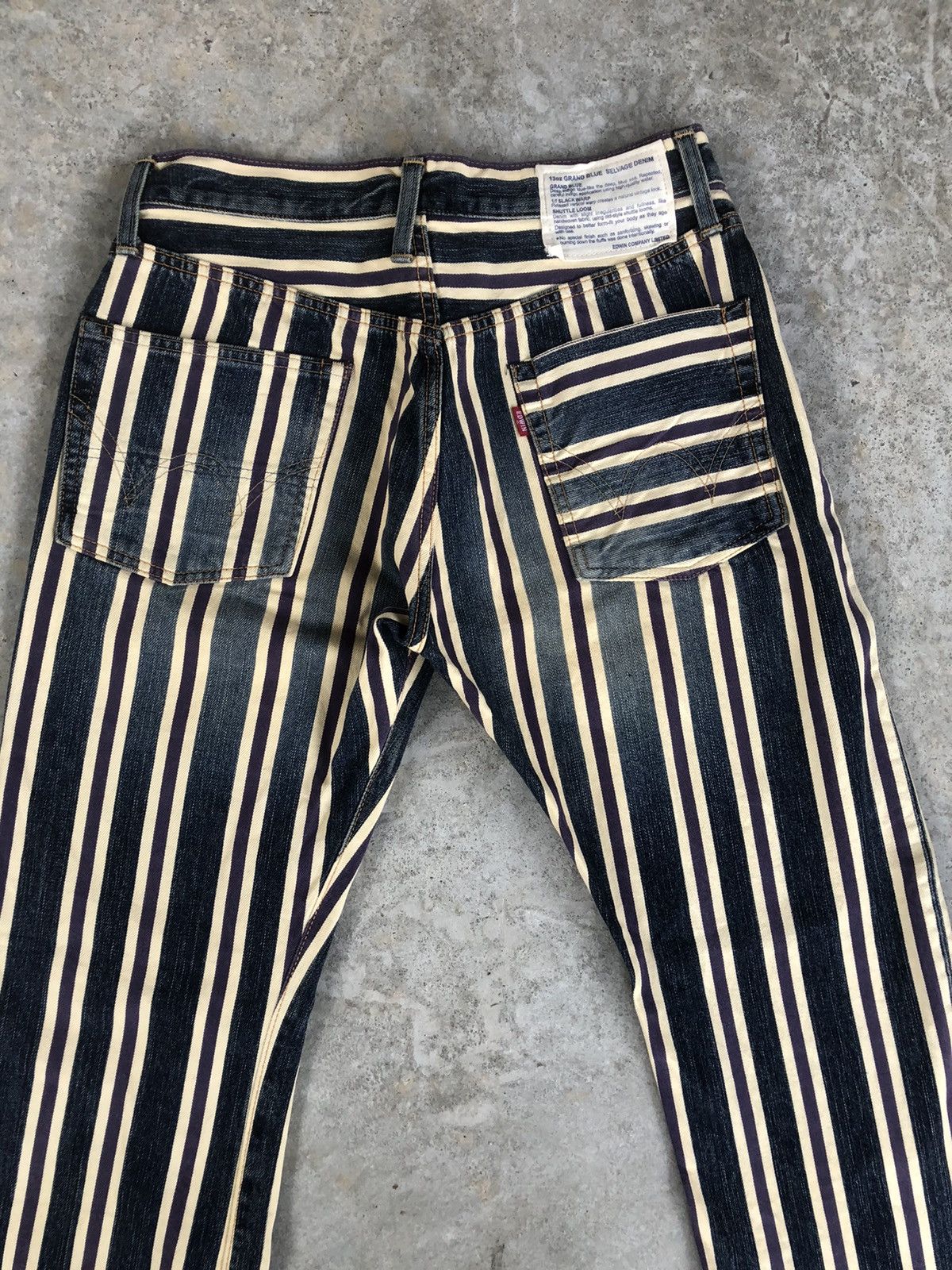 Edwin Edwin Flared Jeans Selvedge Denim Distressed Denim Size US 30 / EU 46 - 7 Thumbnail