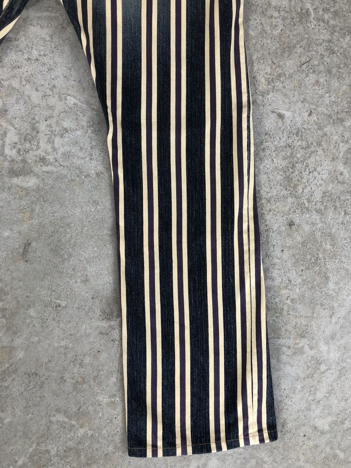 Edwin Edwin Flared Jeans Selvedge Denim Distressed Denim Size US 30 / EU 46 - 11 Thumbnail