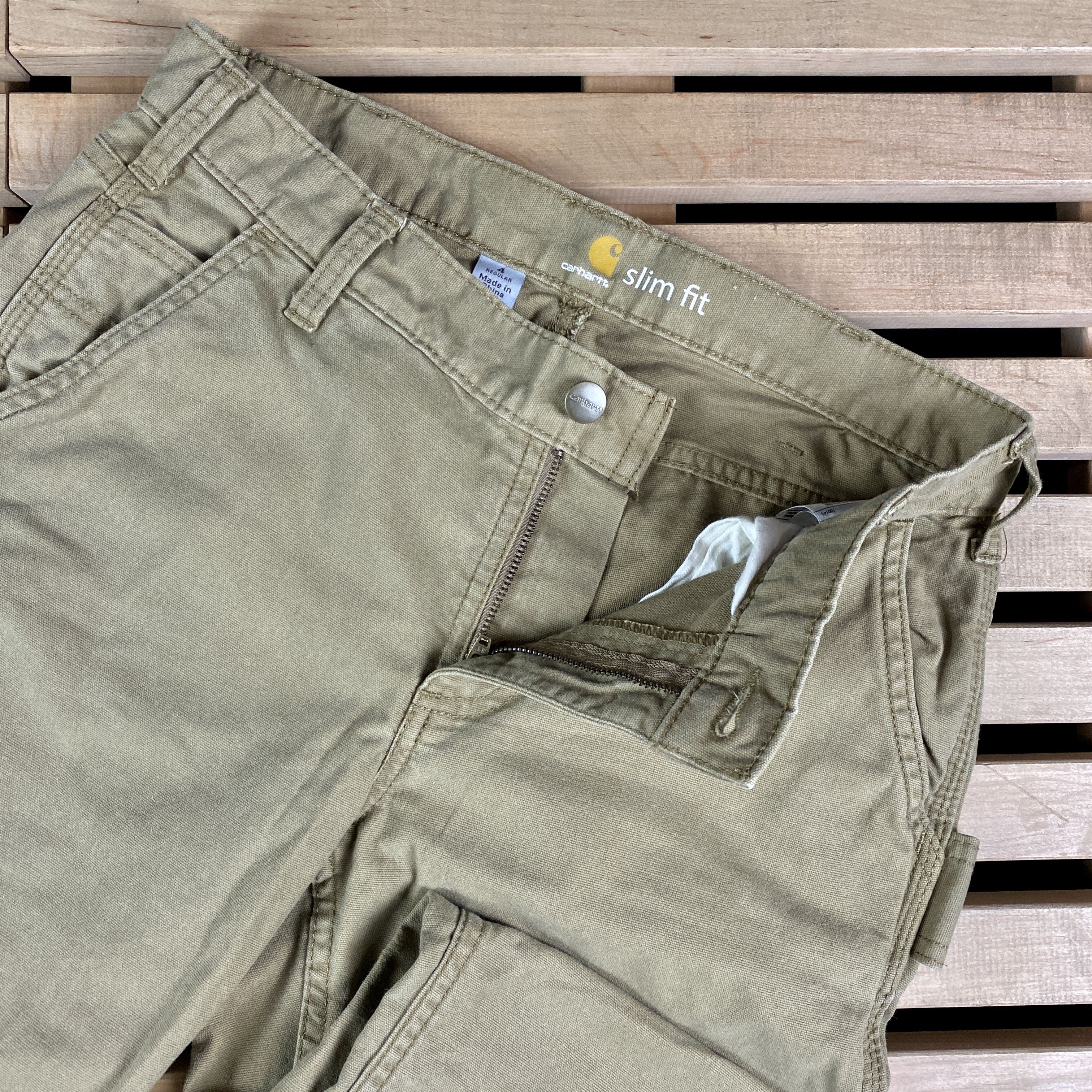 Carhartt × Carhartt Wip × Vintage Mens Pants Chinos Carhartt Vintage Size XS Size US 28 / EU 44 - 4 Thumbnail