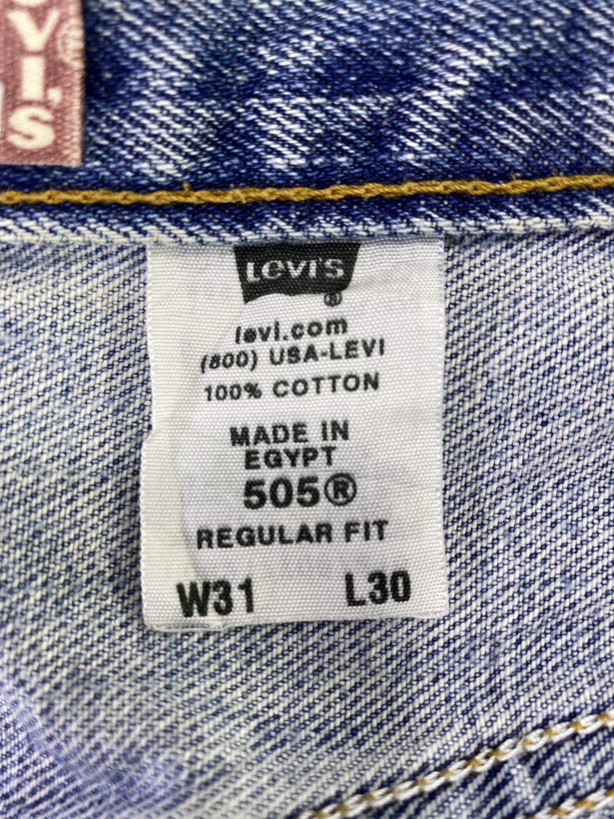Vintage Levi's 505 Jeans Blue Wash - J730