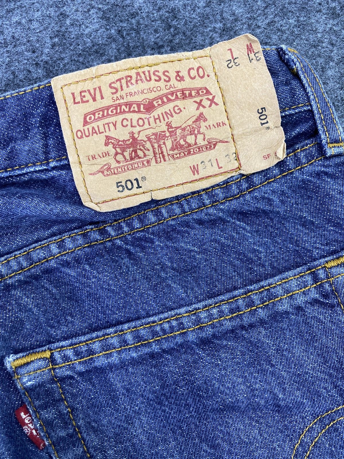 Levi's Vintage Levi's 501 Jeans Distress Wash - J731 Size US 31 - 8 Thumbnail