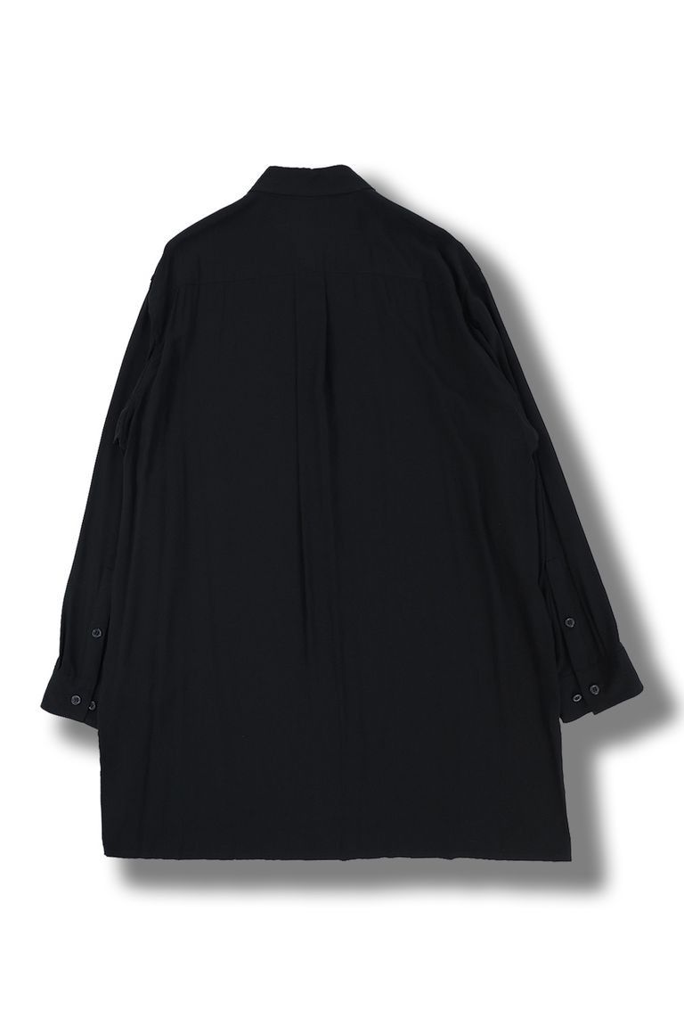 Yohji Yamamoto Yohji Yamamoto - Rayon One White Flower Long Blouse Shirt Size US M / EU 48-50 / 2 - 8 Thumbnail