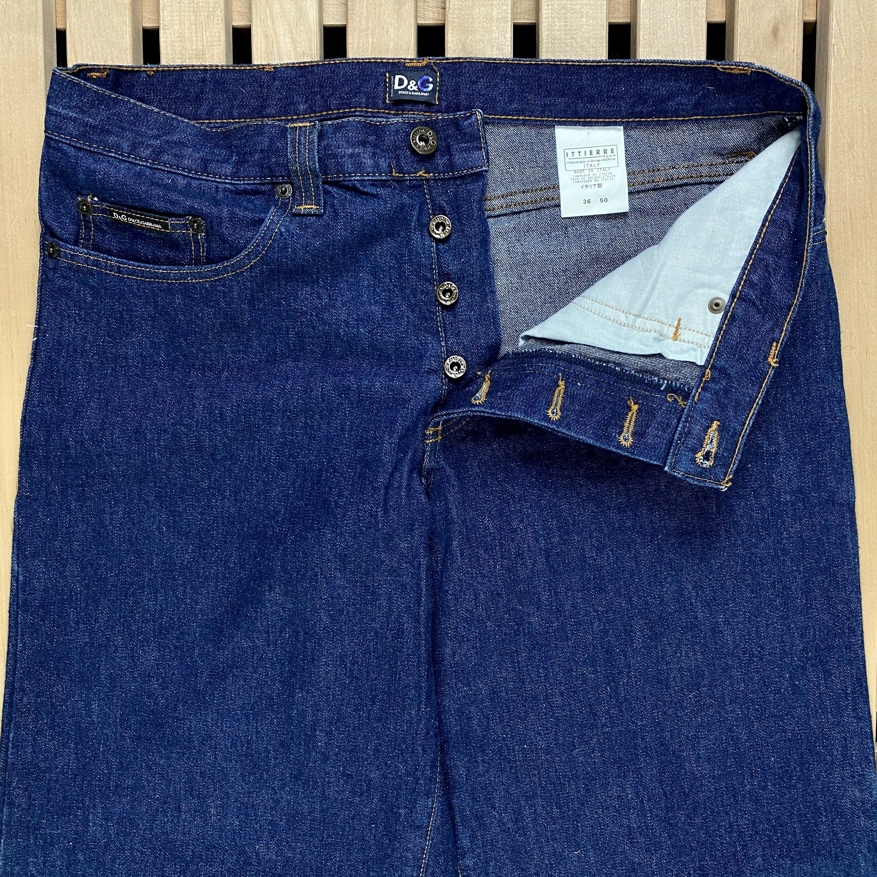 Dolce & Gabbana × Vintage Mens Jeans Denim Dolce Gabbana Vintage Size 36 x 50 Size US 36 / EU 52 - 4 Thumbnail