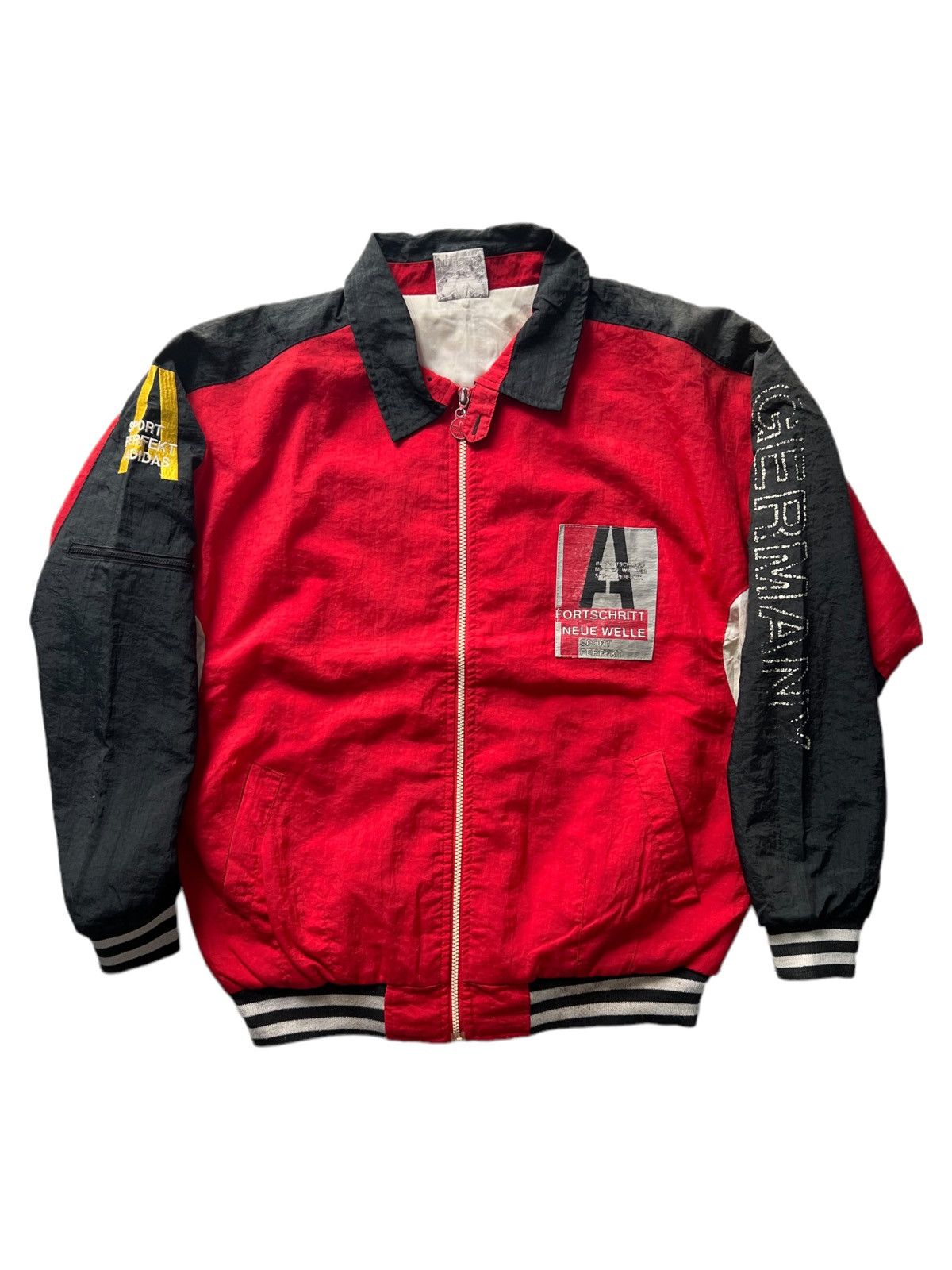 Adidas VERY RARE VINTAGE JACKET ADIDAS GERMANY MAP PATCHES Size US L / EU 52-54 / 3 - 2 Thumbnail