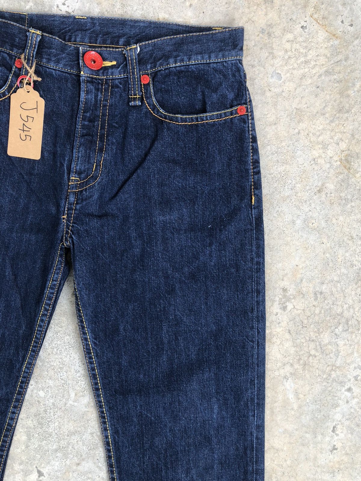 Japanese Brand Japanese Co&Lu Spellout Denim Jeans Size US 33 - 5 Thumbnail