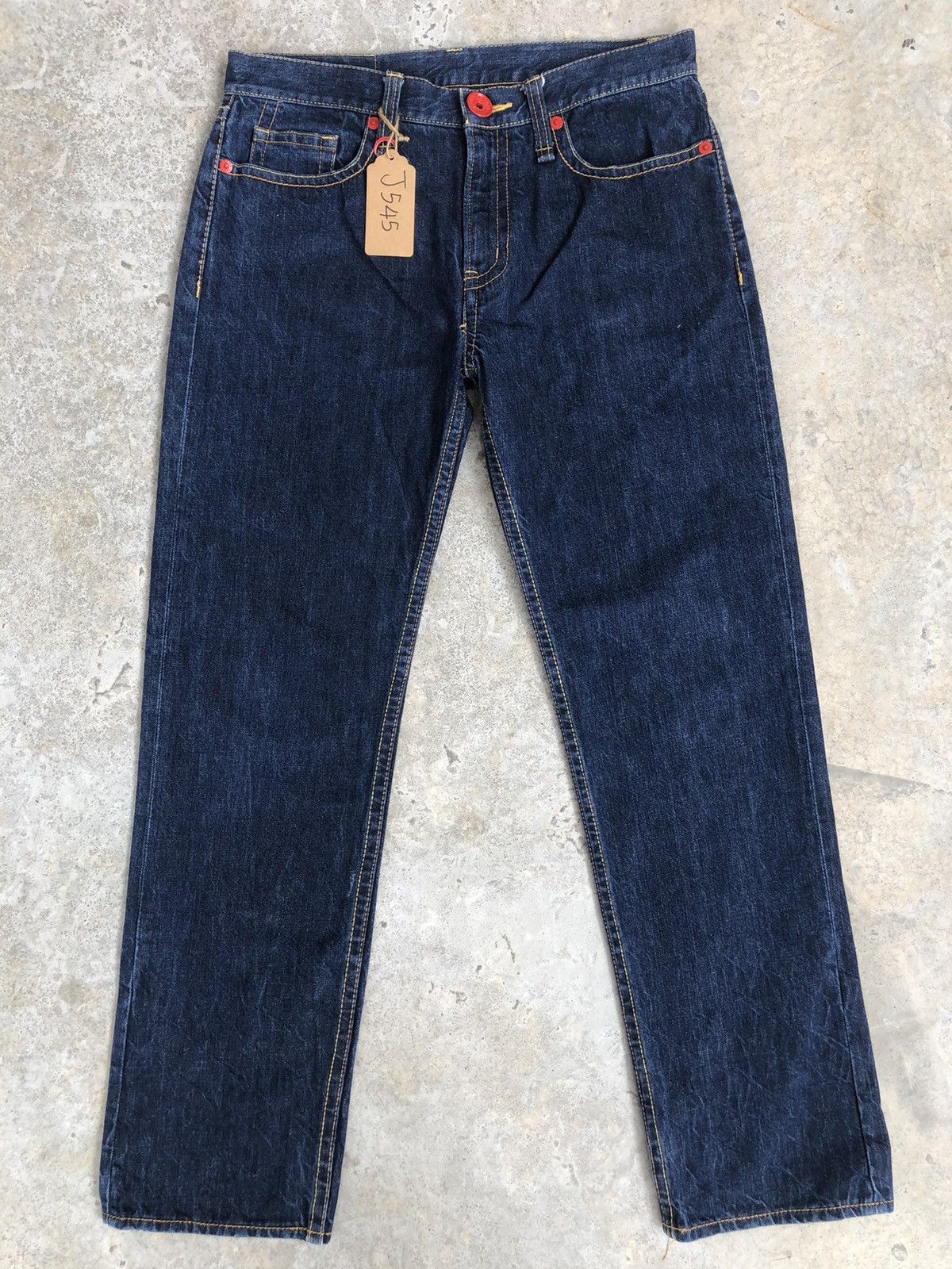 Japanese Brand Japanese Co&Lu Spellout Denim Jeans Size US 33 - 2 Thumbnail