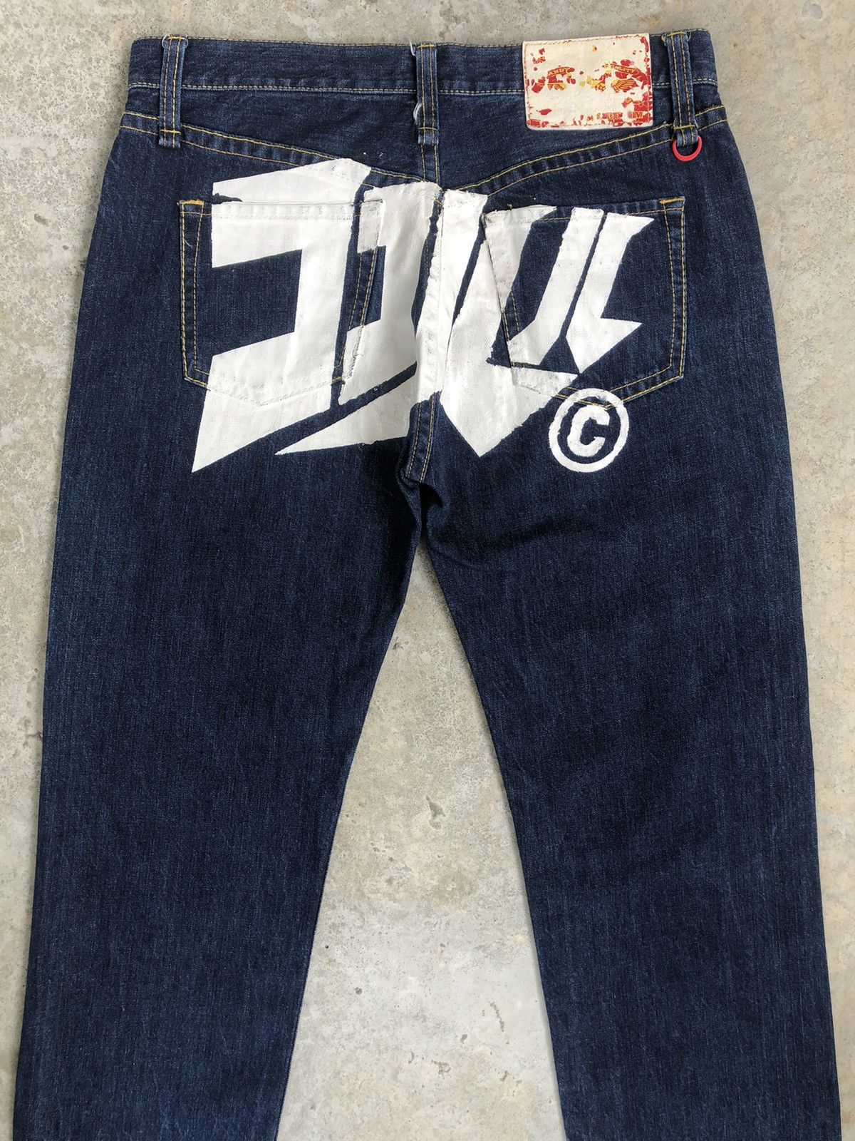 Japanese Brand Japanese Co&Lu Spellout Denim Jeans Size US 33 - 8 Thumbnail