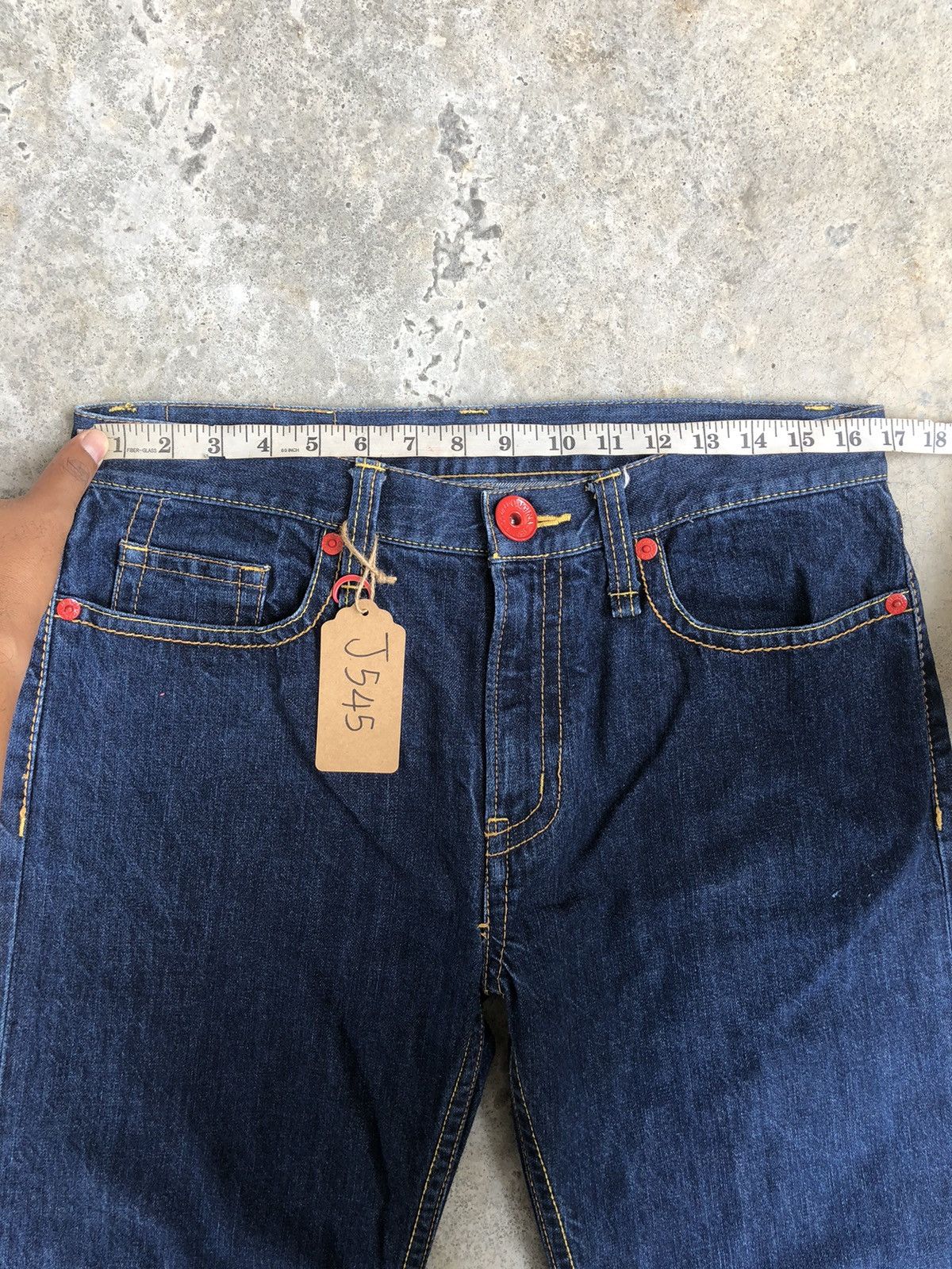 Japanese Brand Japanese Co&Lu Spellout Denim Jeans Size US 33 - 15 Thumbnail