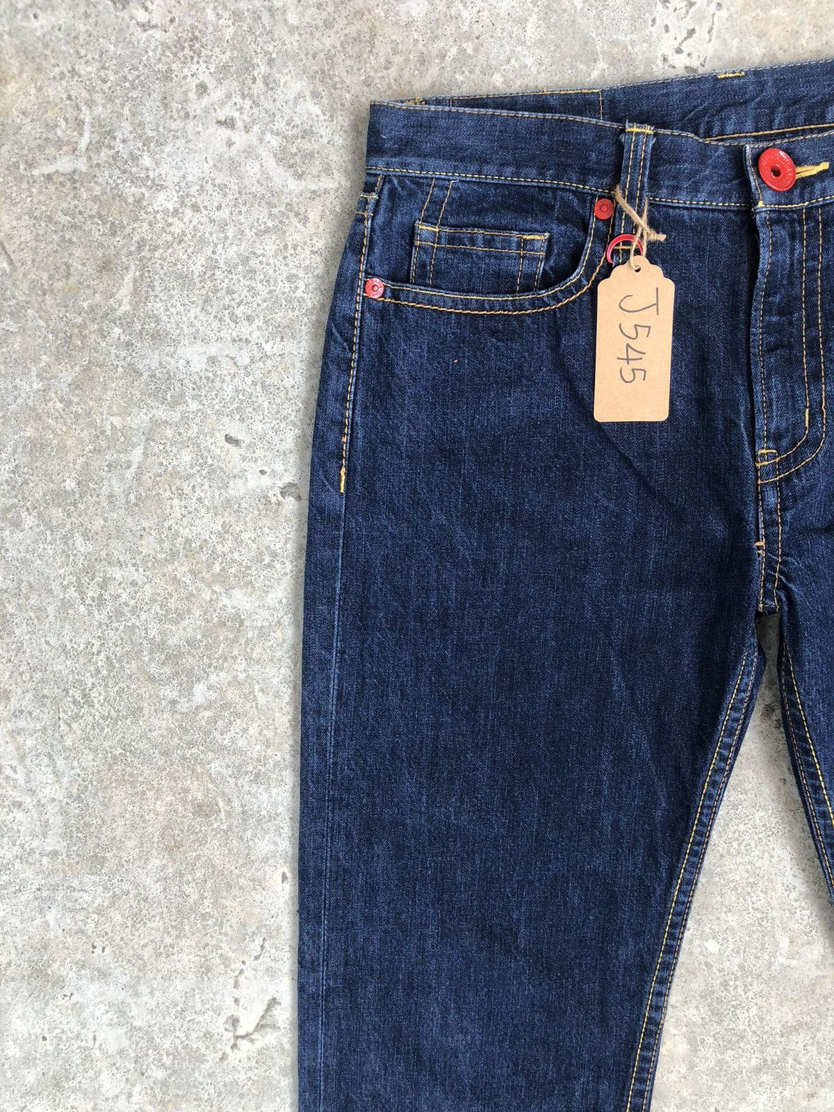 Japanese Brand Japanese Co&Lu Spellout Denim Jeans Size US 33 - 3 Thumbnail