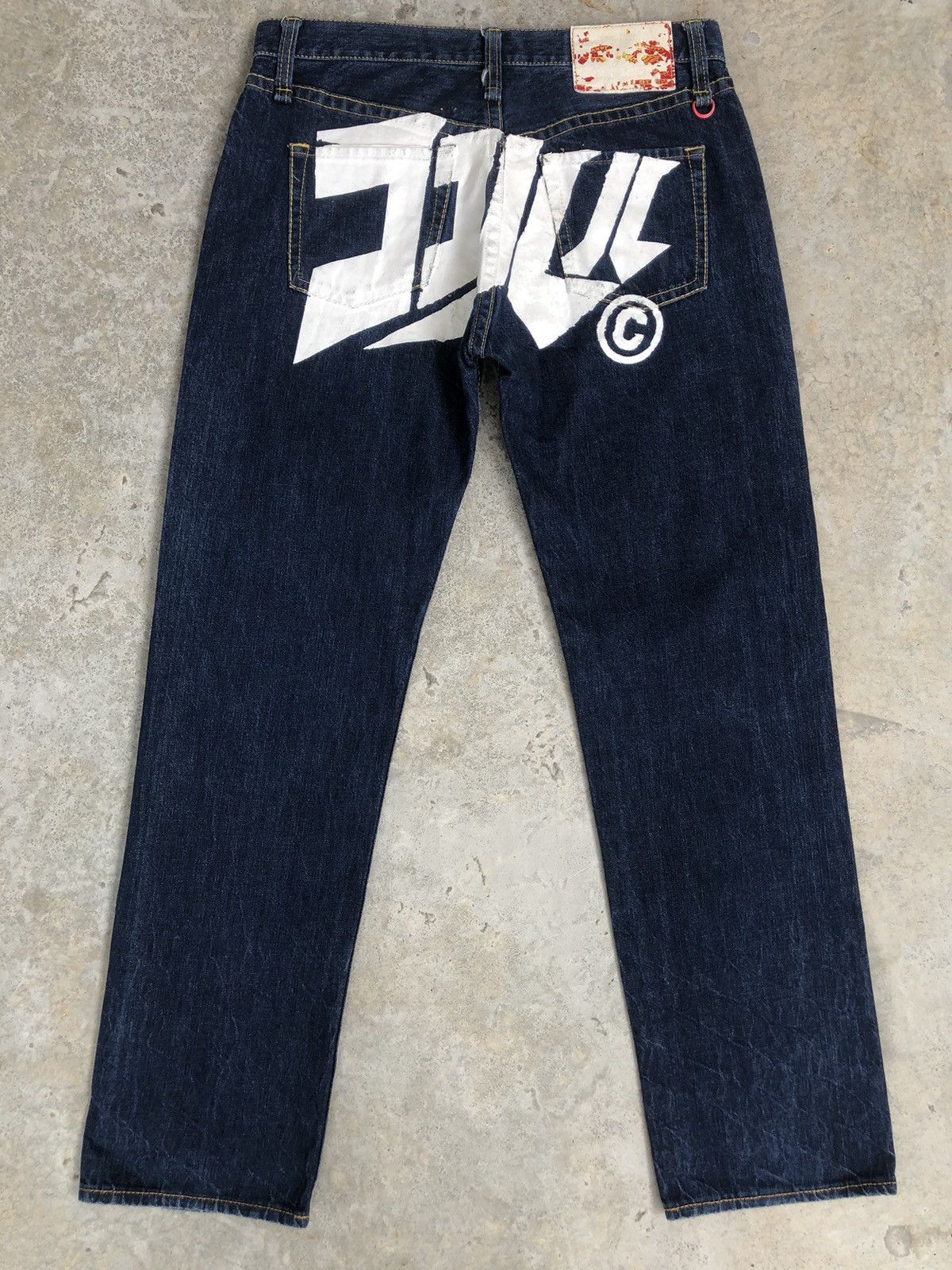 Japanese Brand Japanese Co&Lu Spellout Denim Jeans Size US 33 - 1 Thumbnail