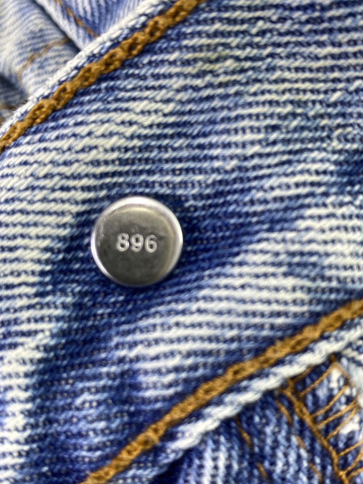 Levi's Vintage Levis 505 Jeans Blue Wash - J734 Size US 32 / EU 48 - 4 Thumbnail