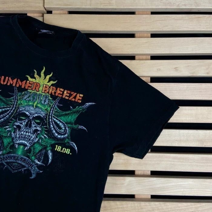 Band Tees × Flatbush Zombies × Vintage Mens Vintage T Shirt Summer Breeze 2018 Vintage Size S Size US S / EU 44-46 / 1 - 2 Thumbnail