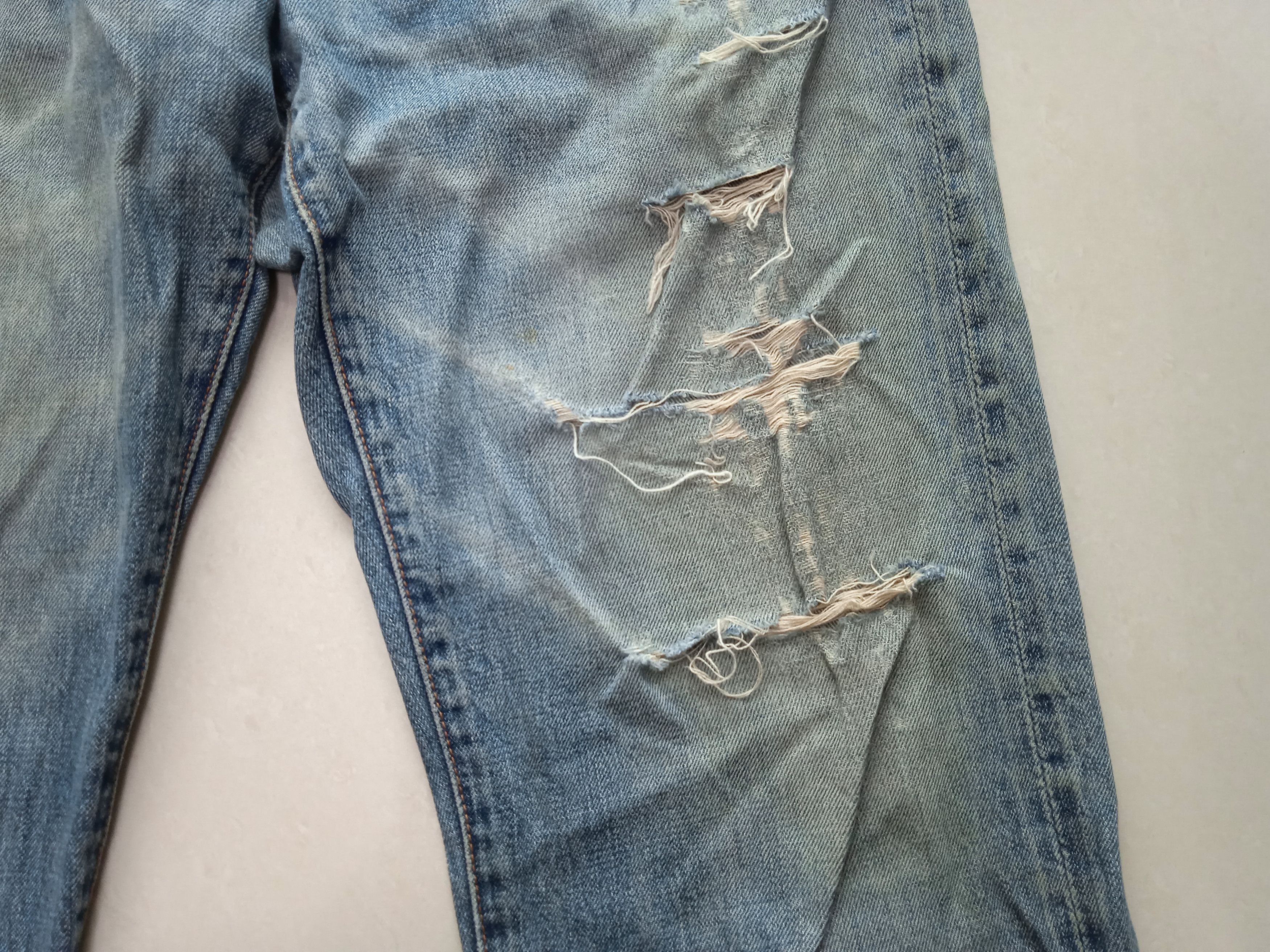 Levi's Vintage 90s LVC Levi's 502 Selvedge Grunge Size US 32 / EU 48 - 10 Thumbnail