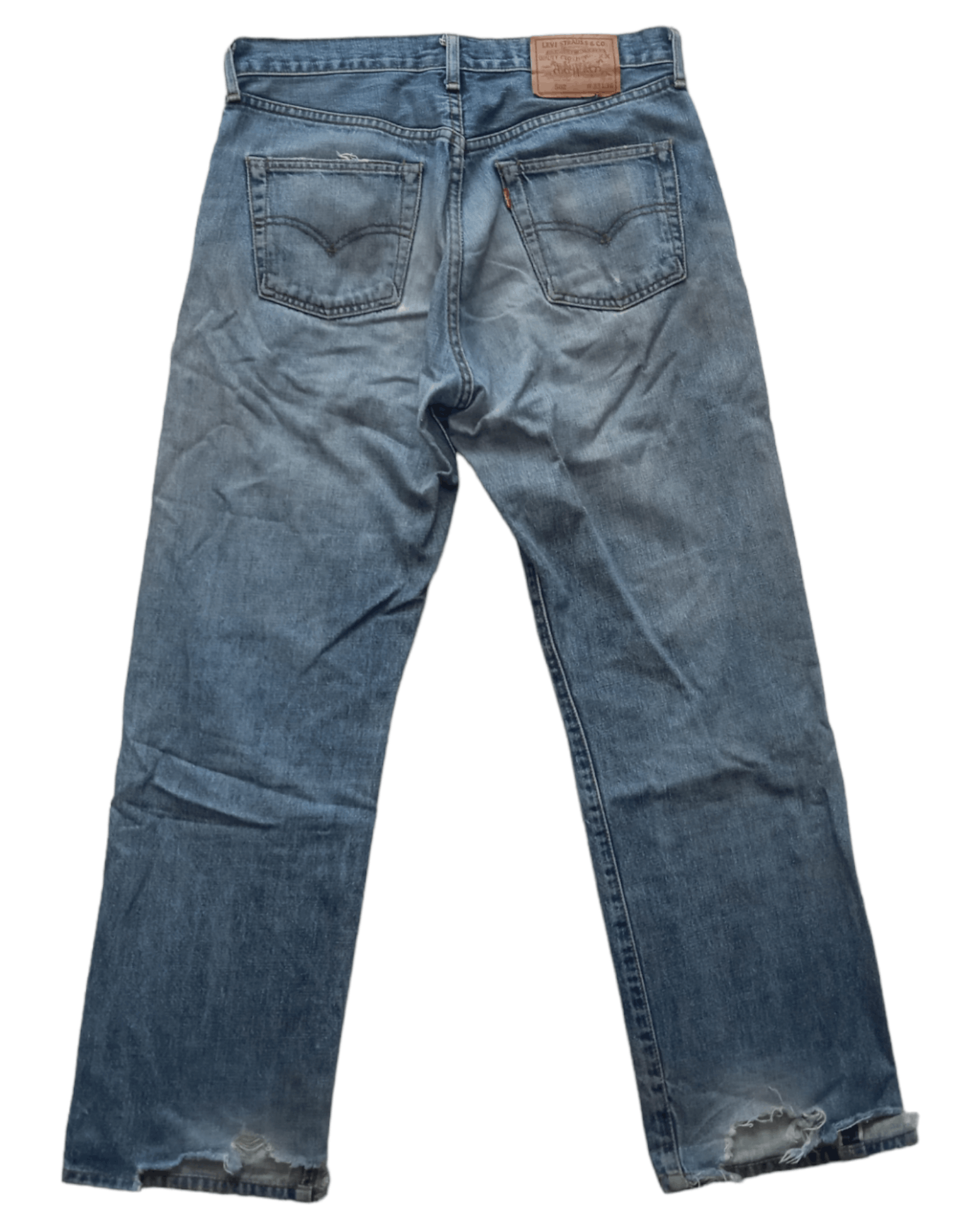 Levi's Vintage 90s LVC Levi's 502 Selvedge Grunge Size US 32 / EU 48 - 2 Thumbnail