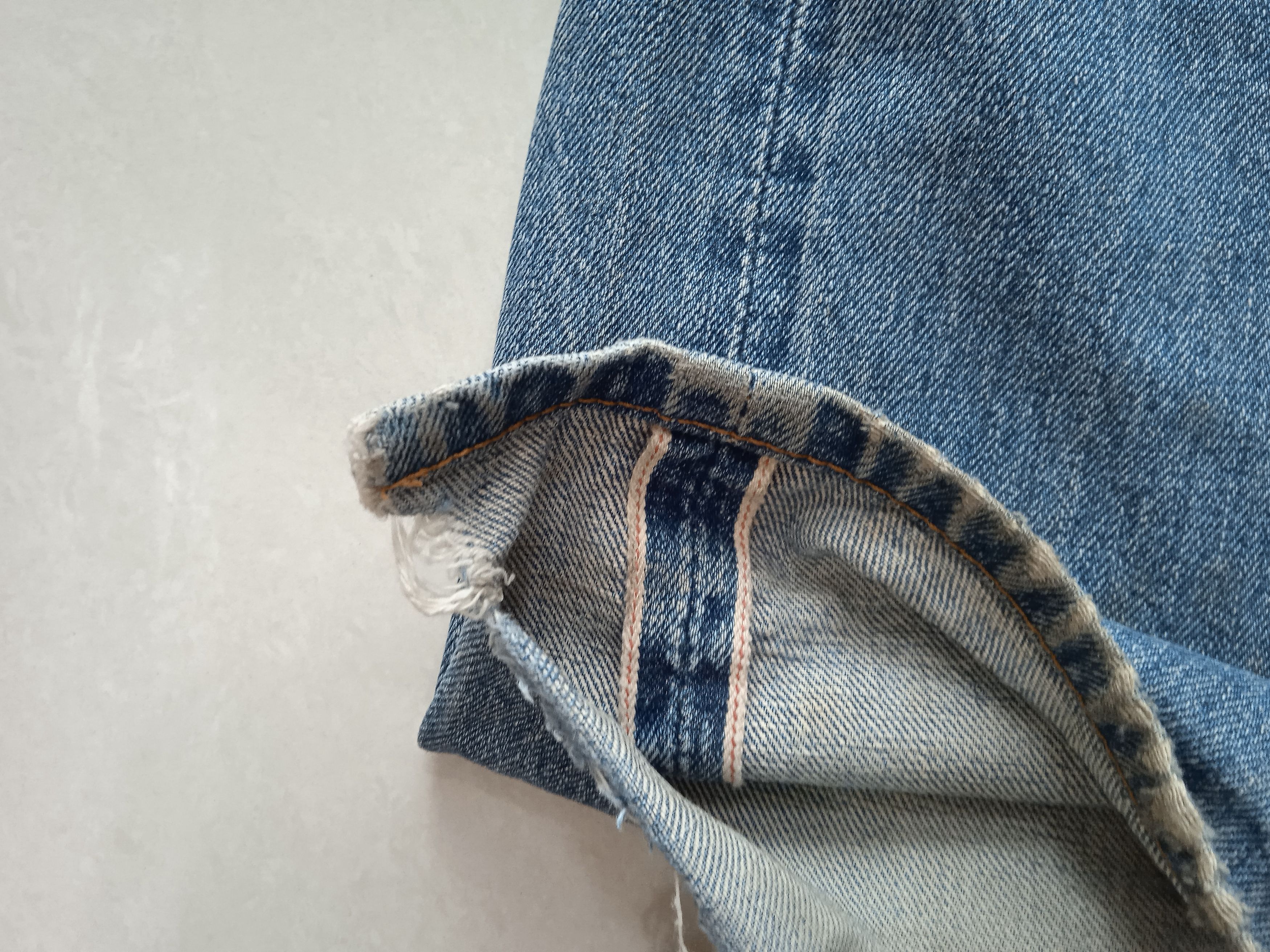 Levi's Vintage 90s LVC Levi's 502 Selvedge Grunge Size US 32 / EU 48 - 7 Thumbnail