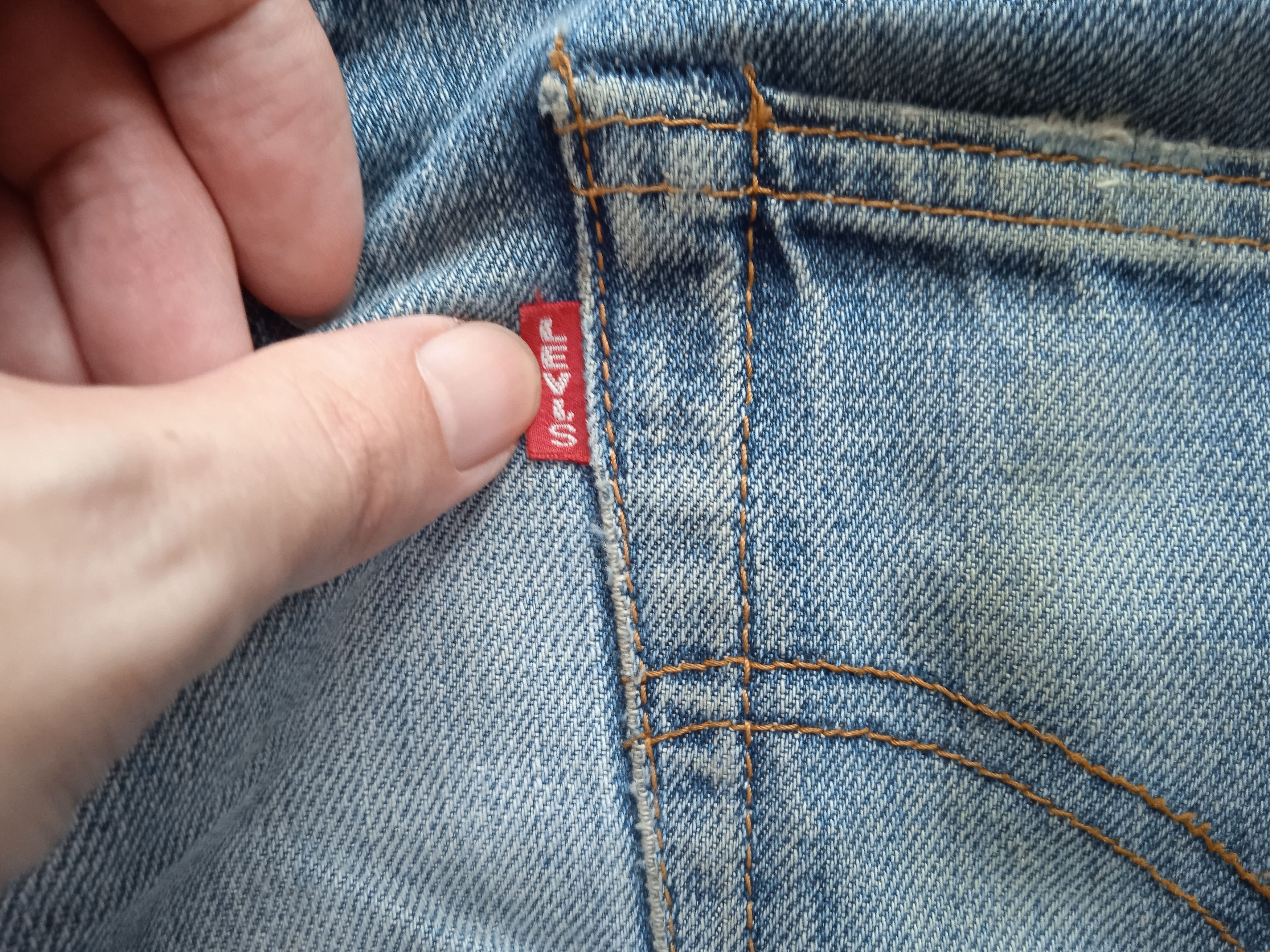 Levi's Vintage 90s LVC Levi's 502 Selvedge Grunge Size US 32 / EU 48 - 4 Thumbnail