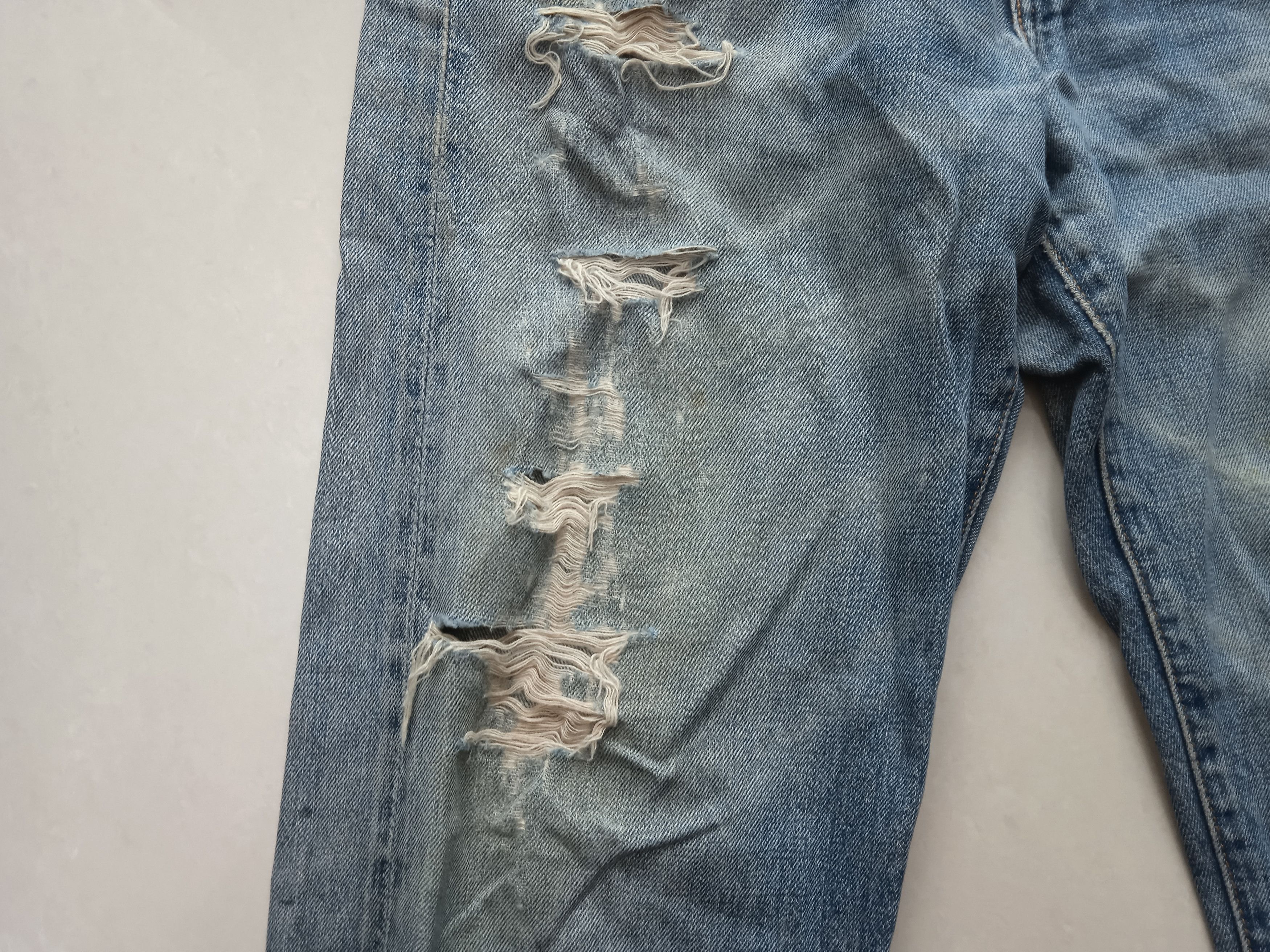 Levi's Vintage 90s LVC Levi's 502 Selvedge Grunge Size US 32 / EU 48 - 9 Thumbnail