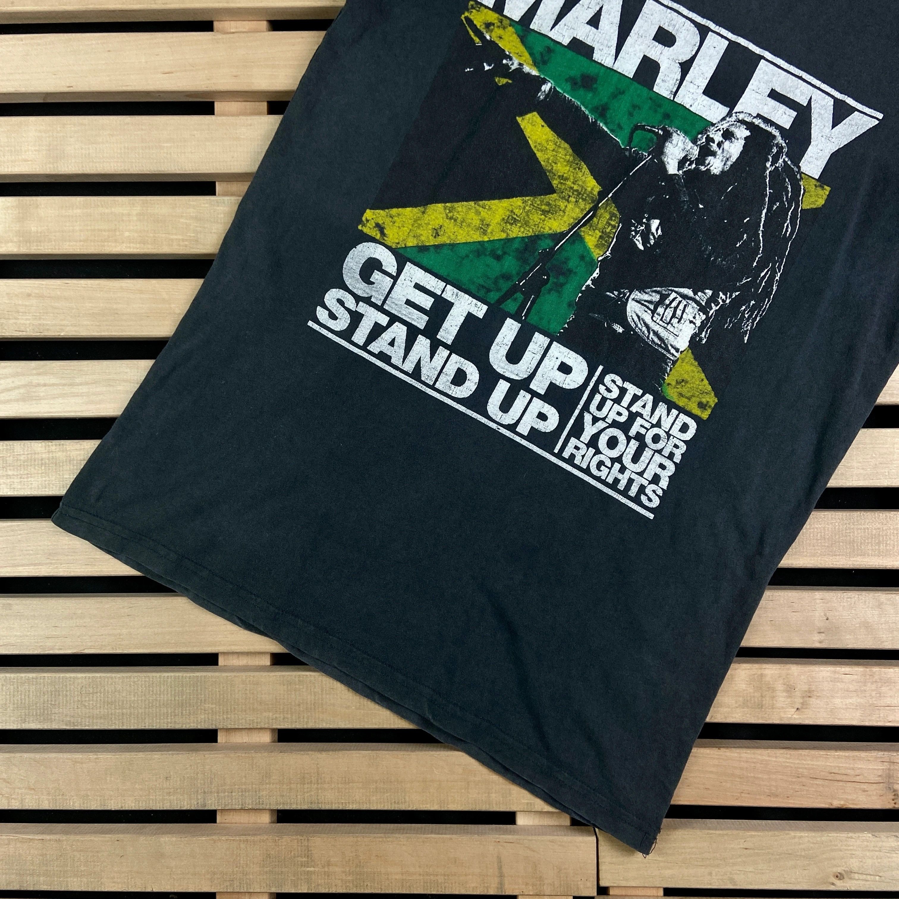 Band Tees Mens Vintage T Shirt Bob Marley Get Up Stand Up Size S Size US S / EU 44-46 / 1 - 3 Thumbnail