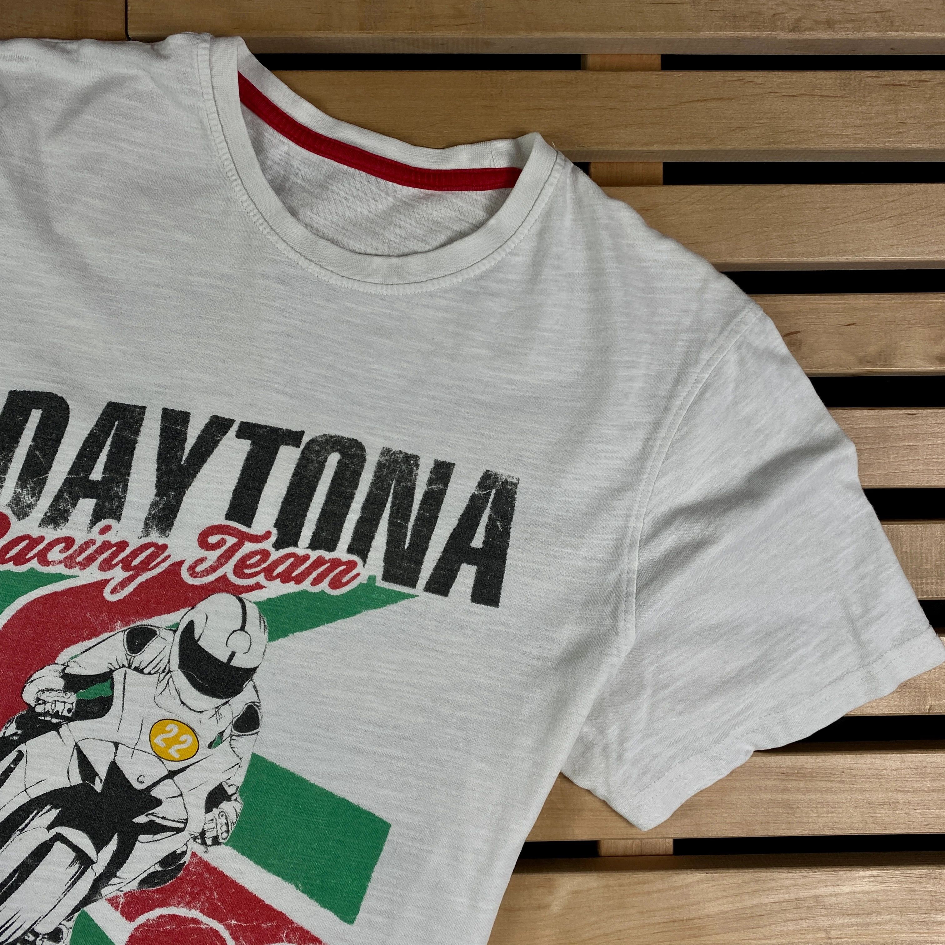 Daytona × Vintage Mens Vintage T Shirt Daytona 95 Racing 86 Size S Size US S / EU 44-46 / 1 - 2 Thumbnail