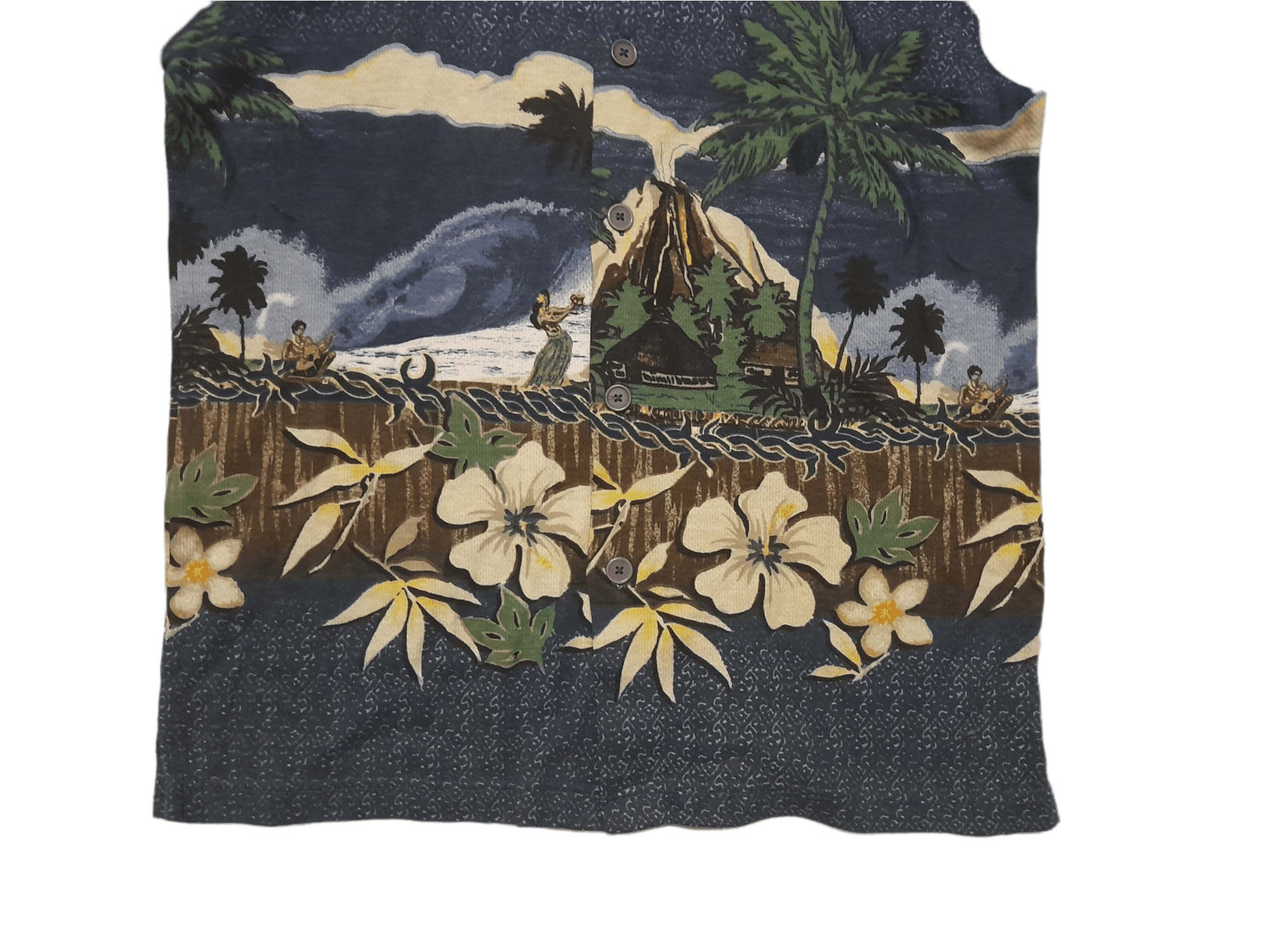 Other Utility Hawaii Button Down Shirt (E18) Size US M / EU 48-50 / 2 - 2 Thumbnail