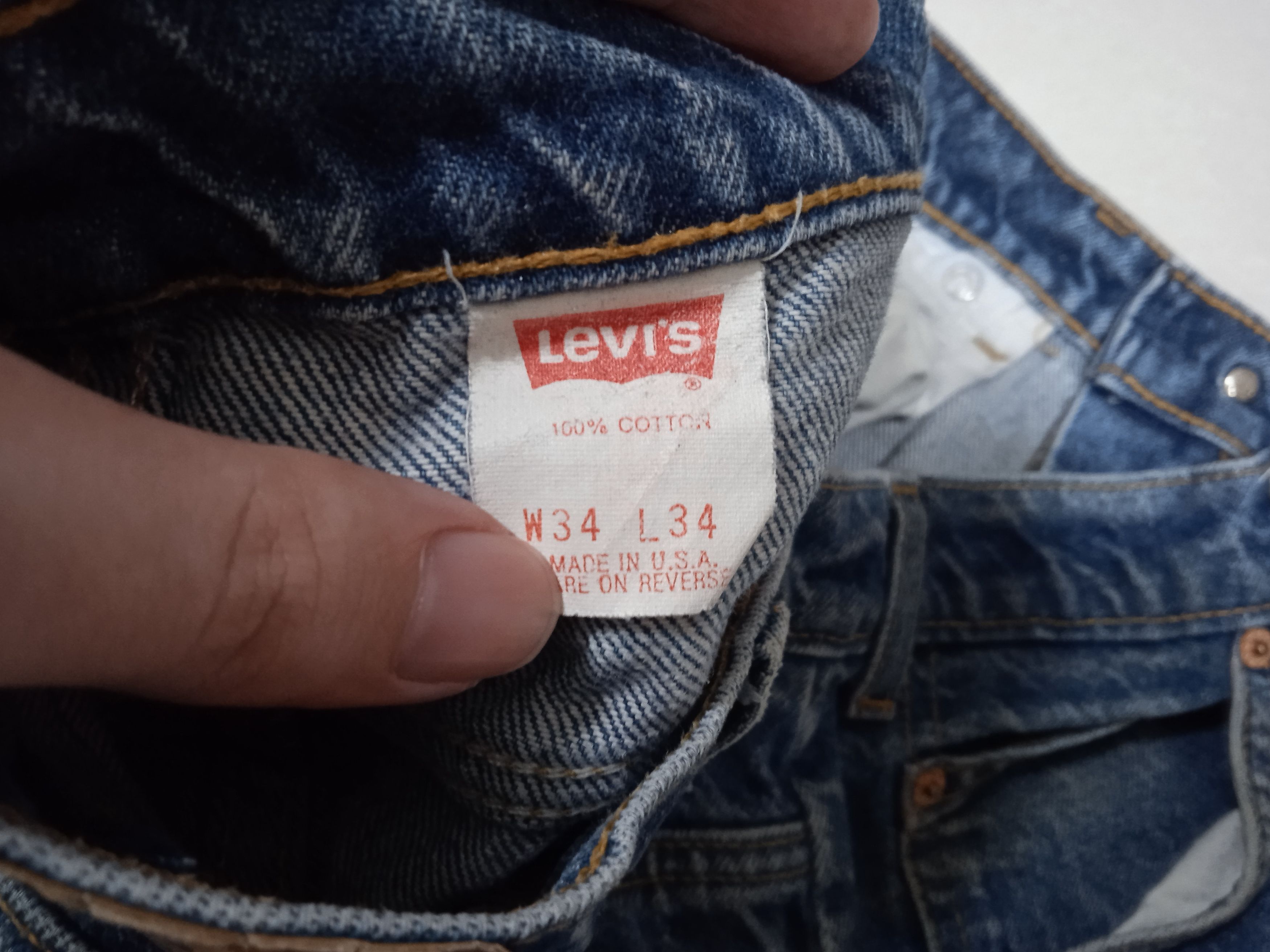 Levi's Vintage Clothing Vintage 90s Levi's 517 Bootleg Denim Jeans Y2K Cowboy Size US 33 - 4 Thumbnail