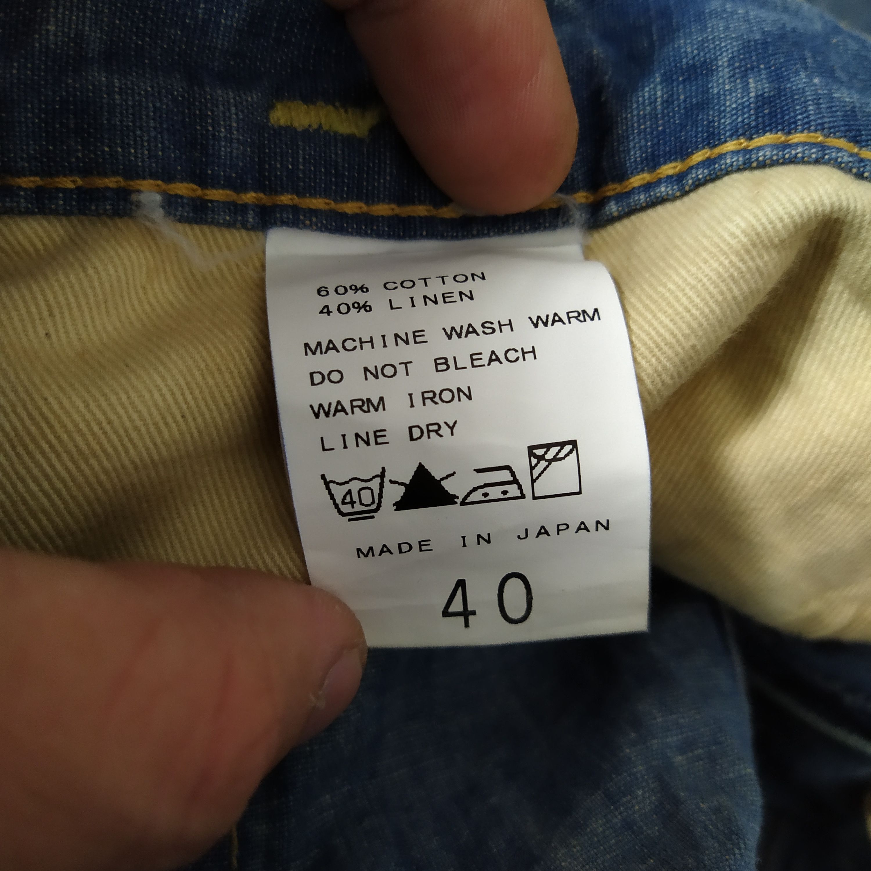 Journal Standard JS WORK JOURNAL STANDARD DENIM (D404) Size US 38 / EU 54 - 9 Thumbnail