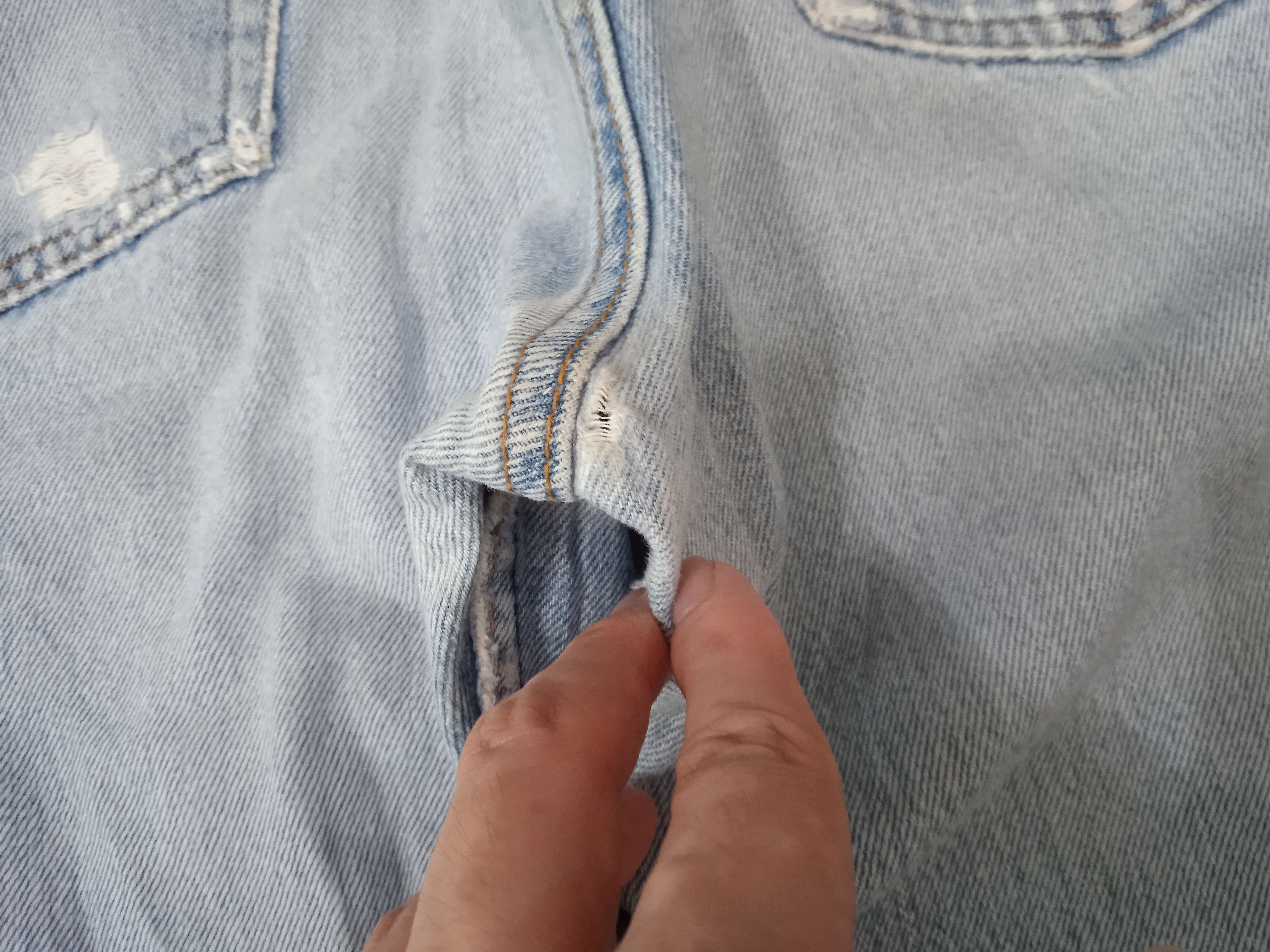 Vintage Vintage 90s Levi's 501 USA Distressed Grunge Size US 30 / EU 46 - 5 Thumbnail