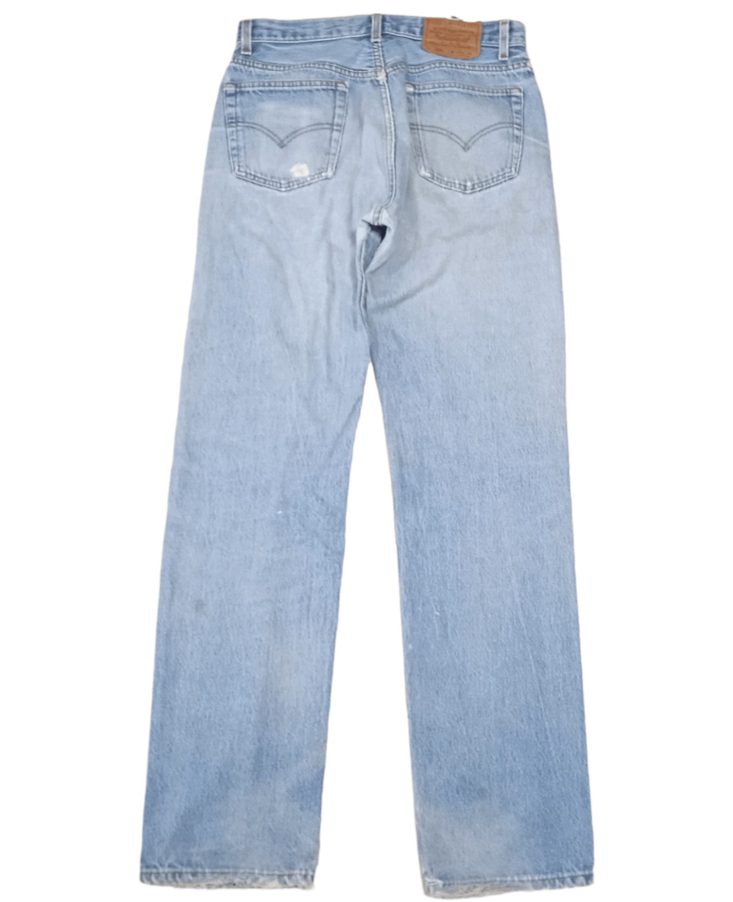 Vintage Vintage 90s Levi's 501 USA Distressed Grunge Size US 30 / EU 46 - 2 Thumbnail