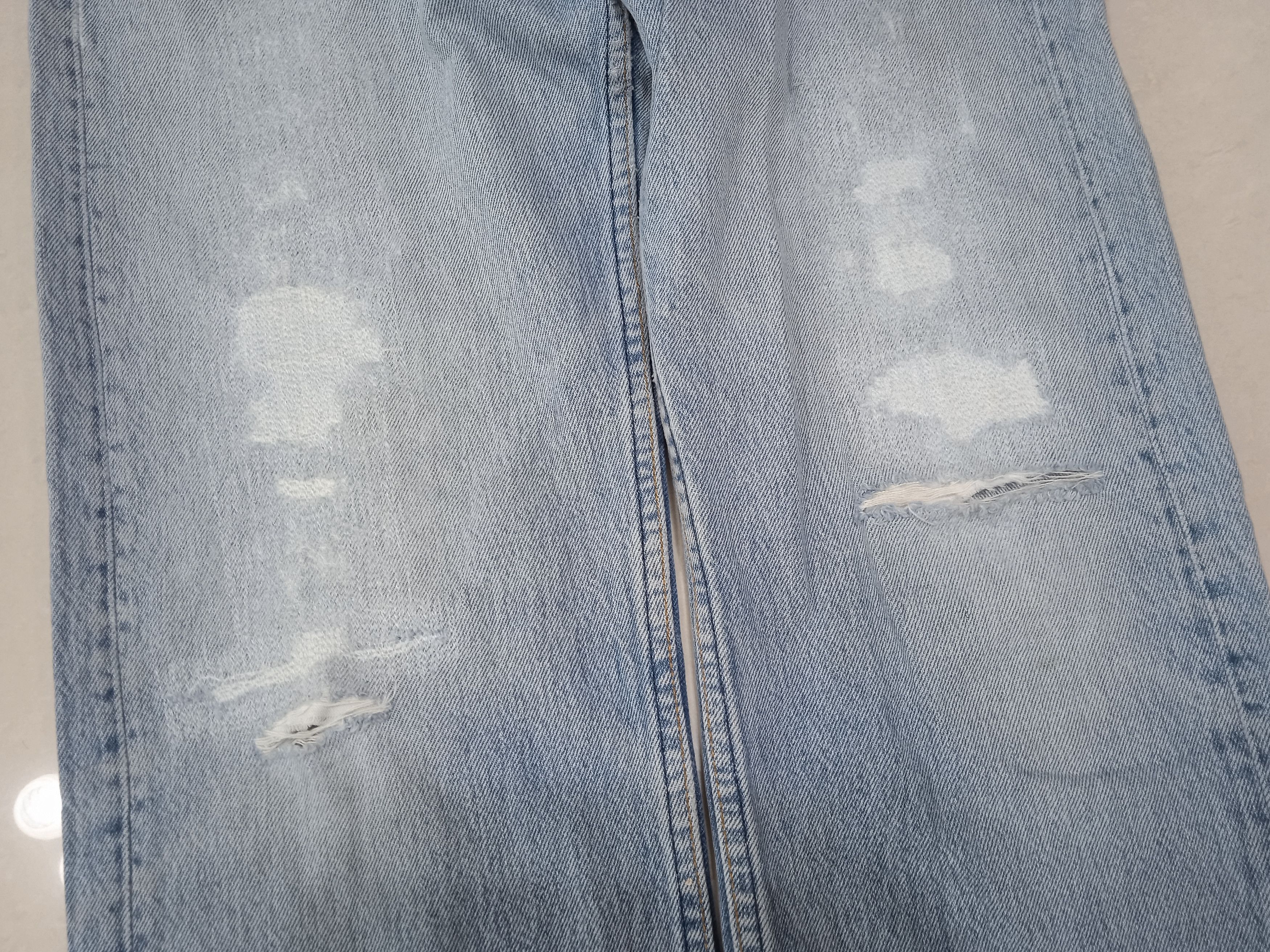 Vintage Vintage 90s Levi's 501 USA Distressed Grunge Size US 30 / EU 46 - 7 Thumbnail