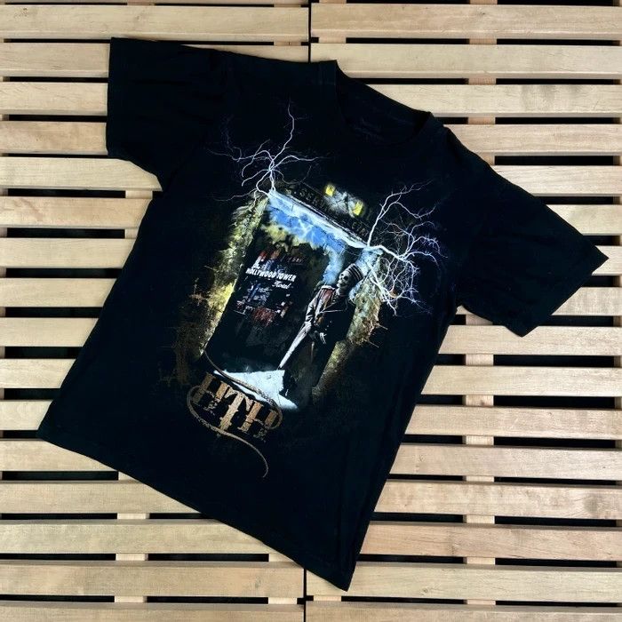 Disney × Vintage Mens Vintage T Shirt HTH Hollywood Tower Hotel Size S Size US S / EU 44-46 / 1 - 1 Thumbnail
