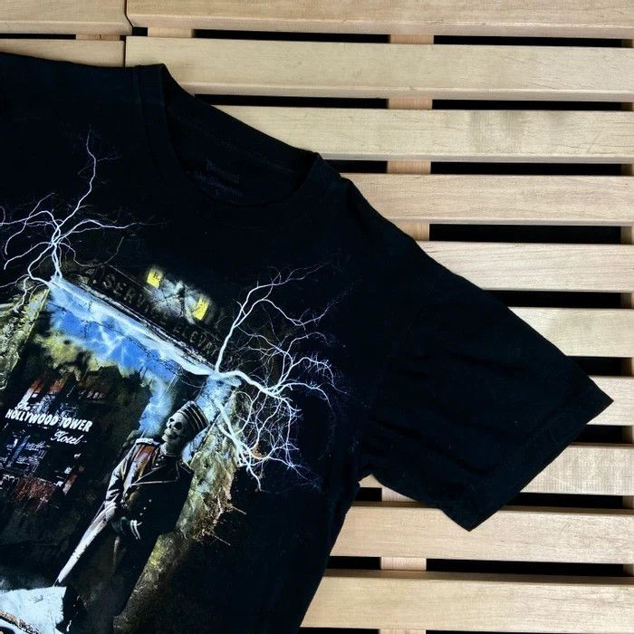 Disney × Vintage Mens Vintage T Shirt HTH Hollywood Tower Hotel Size S Size US S / EU 44-46 / 1 - 2 Thumbnail