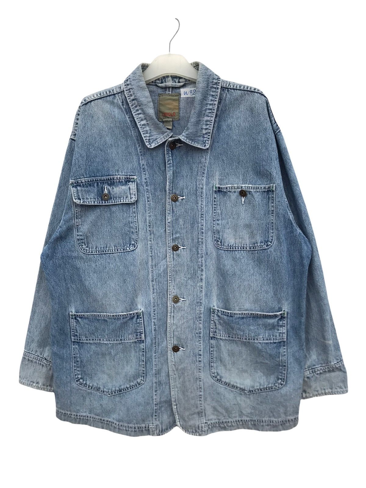 Uniqlo Vintage Distressed Faded Uniqlo Worker Jacket Size US XL / EU 56 / 4 - 1 Thumbnail