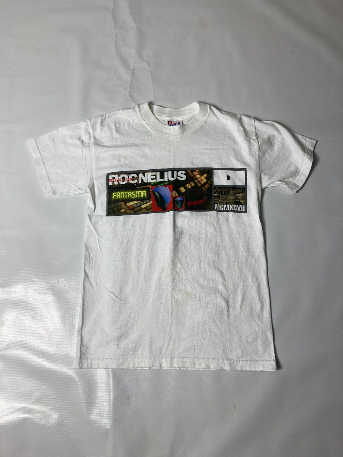 image of Bape X Rocnelius Fantasma T Shirt in White, Men's (Size Small)