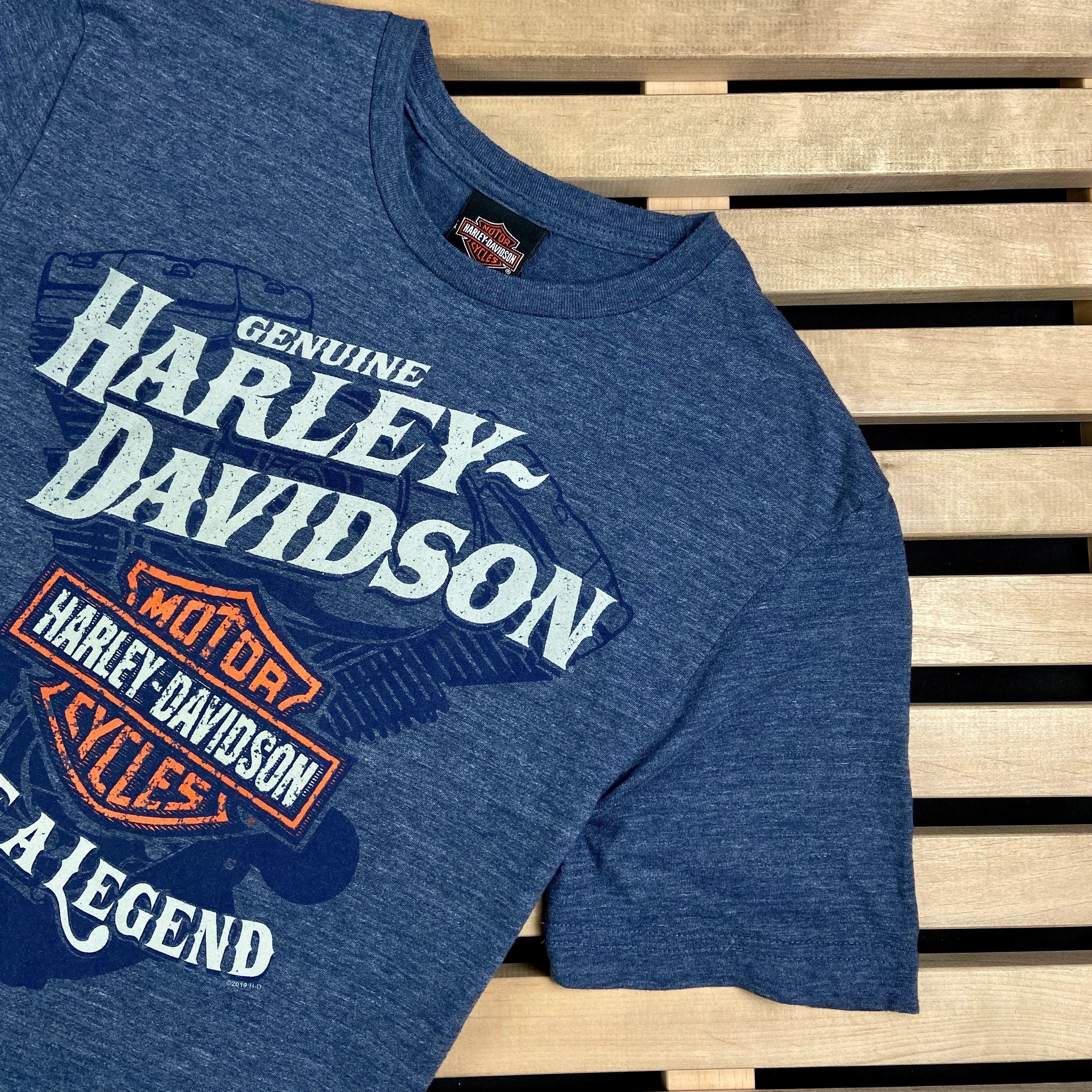 Harley Davidson × Vintage Mens Vintage T Shirt Harley Davidson Size S Size US S / EU 44-46 / 1 - 2 Thumbnail