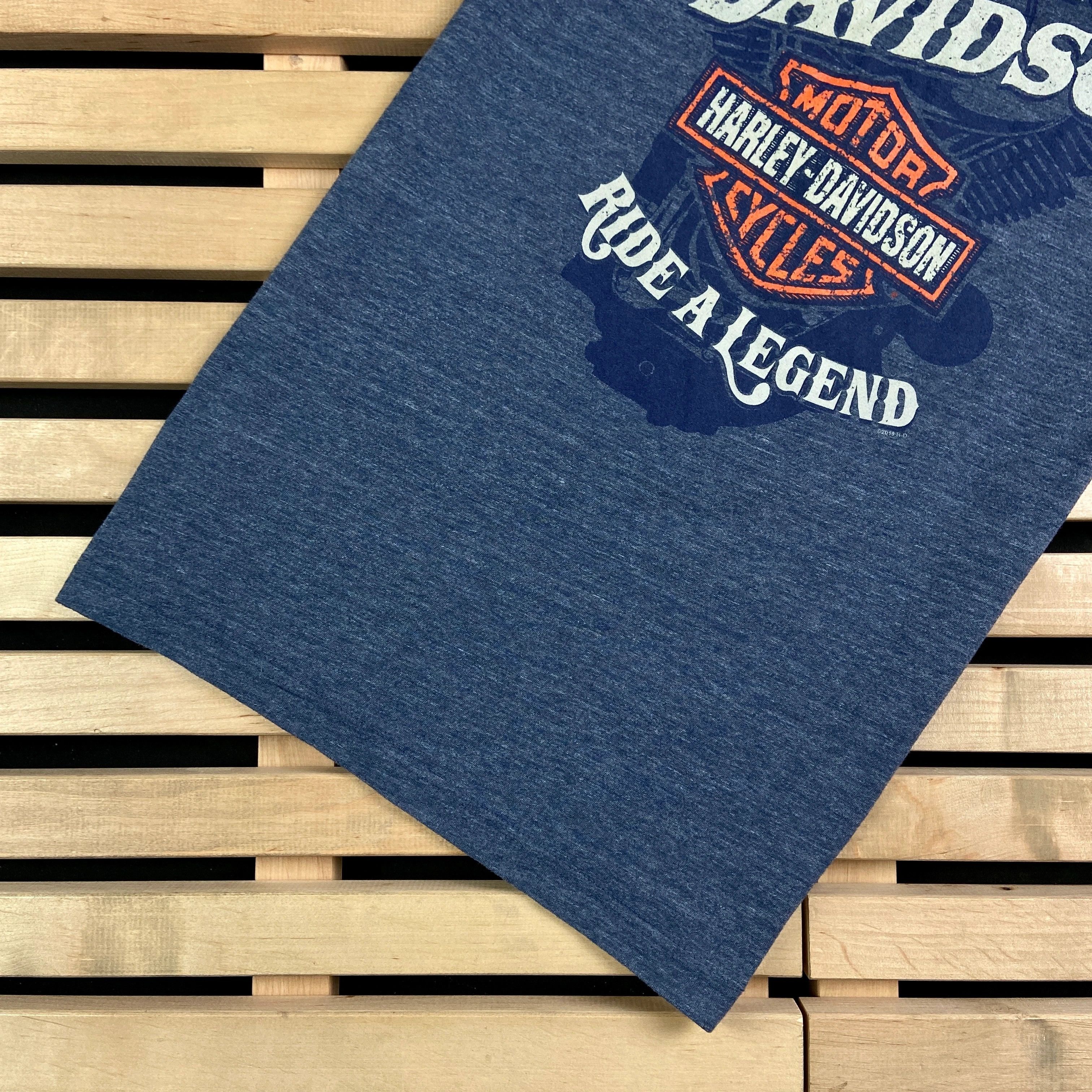 Harley Davidson × Vintage Mens Vintage T Shirt Harley Davidson Size S Size US S / EU 44-46 / 1 - 3 Thumbnail