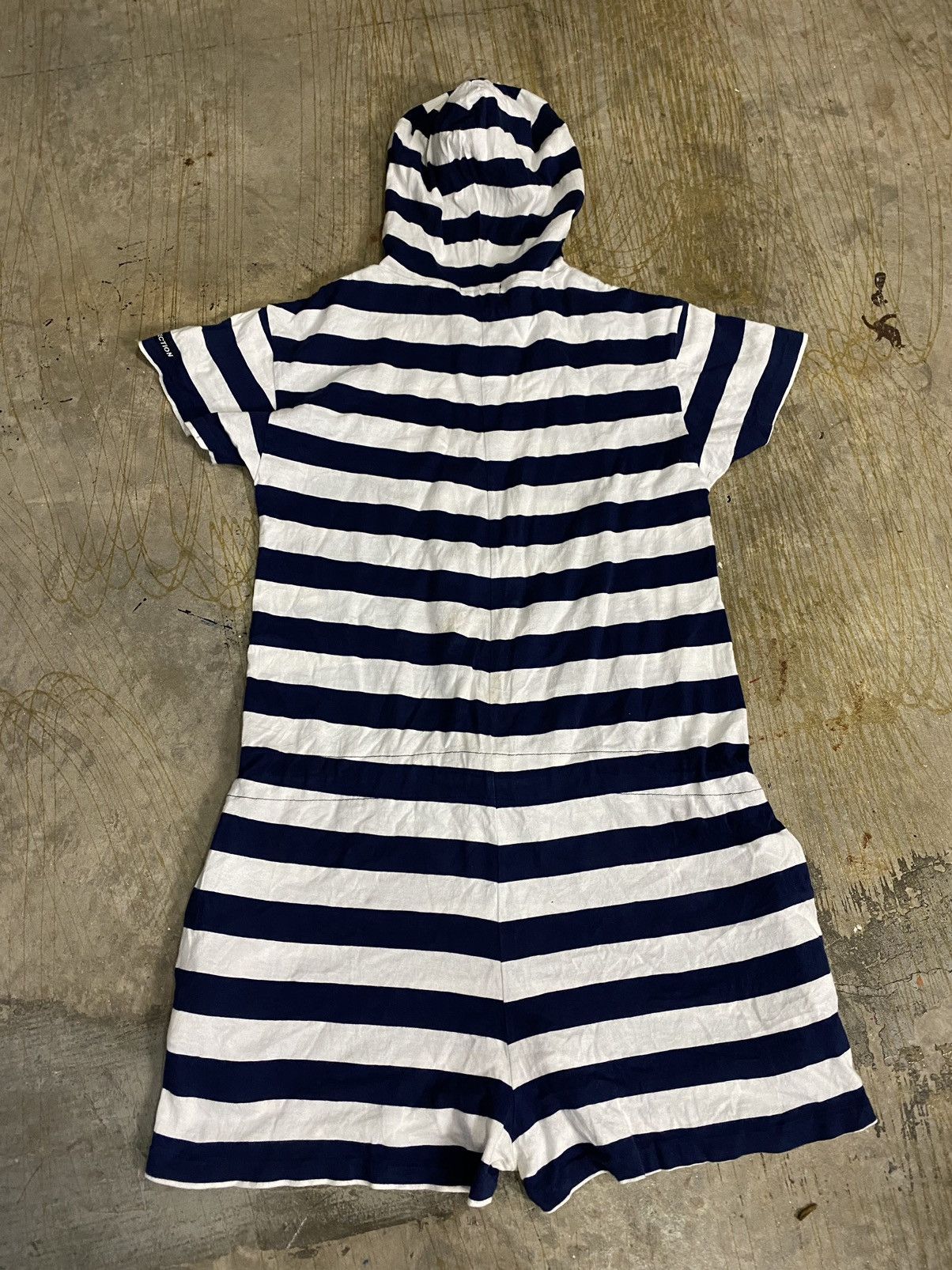 Issey Miyake 90s ISSEY SPORT I.S jumpsuit hoodie and short border Size 26" / US 2 / IT 38 - 7 Thumbnail