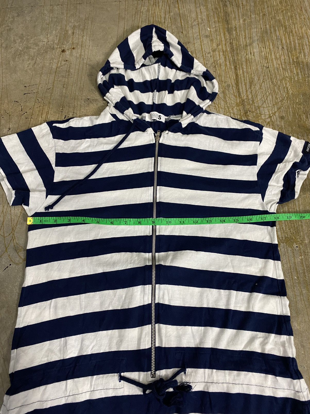 Issey Miyake 90s ISSEY SPORT I.S jumpsuit hoodie and short border Size 26" / US 2 / IT 38 - 11 Thumbnail