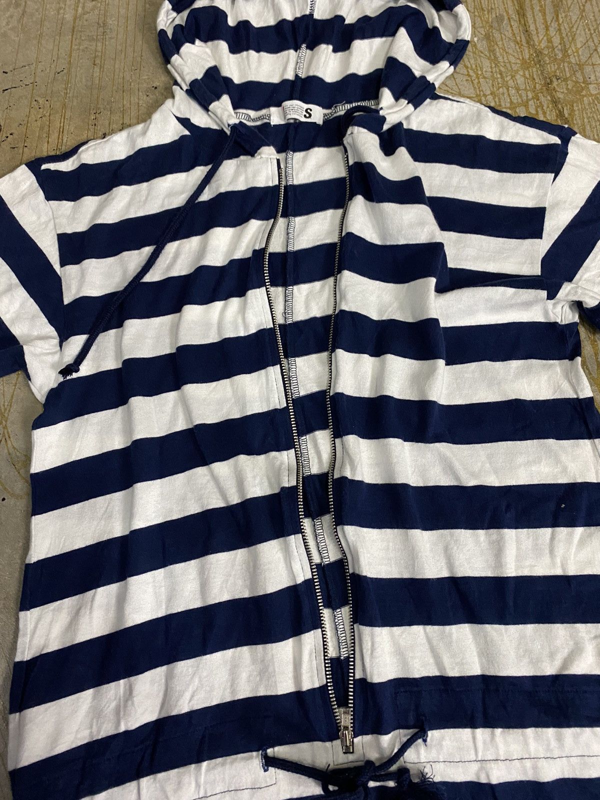 Issey Miyake 90s ISSEY SPORT I.S jumpsuit hoodie and short border Size 26" / US 2 / IT 38 - 5 Thumbnail
