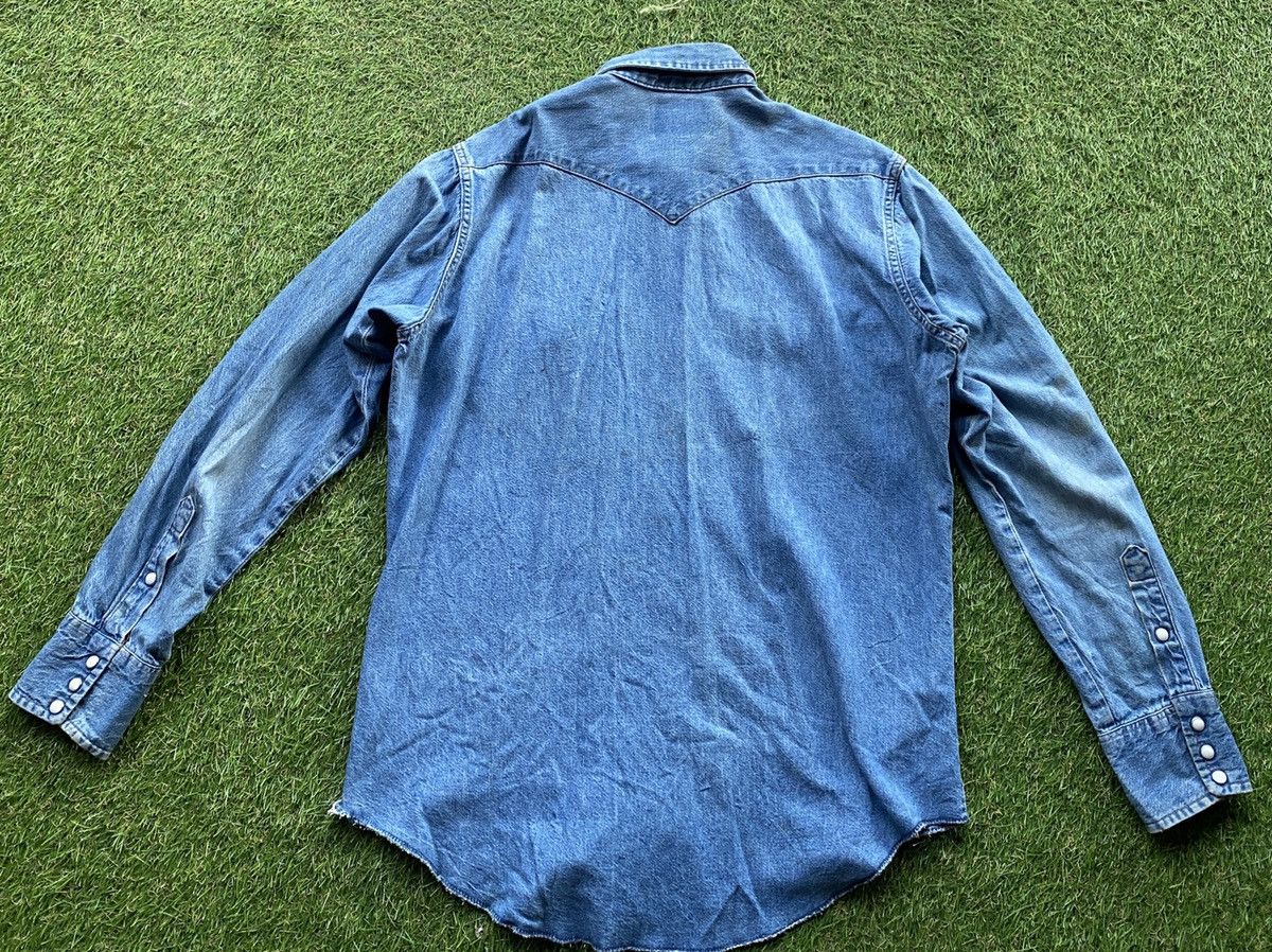 Vintage VINTAGE DENIM WESTERN SHIRT Size US L / EU 52-54 / 3 - 12 Thumbnail