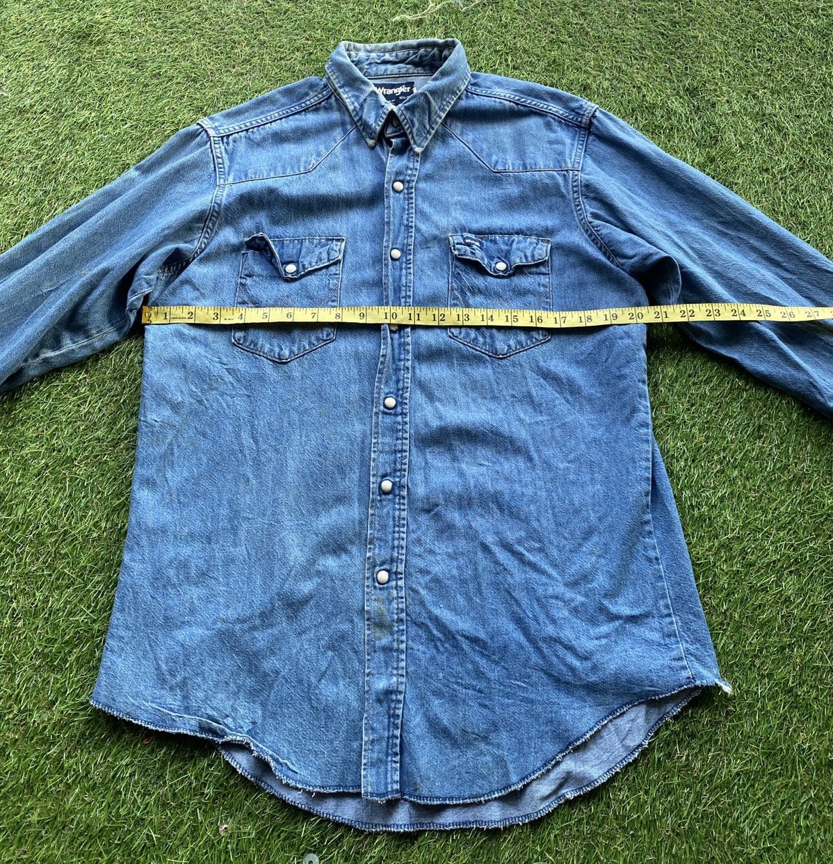 Vintage VINTAGE DENIM WESTERN SHIRT Size US L / EU 52-54 / 3 - 14 Thumbnail