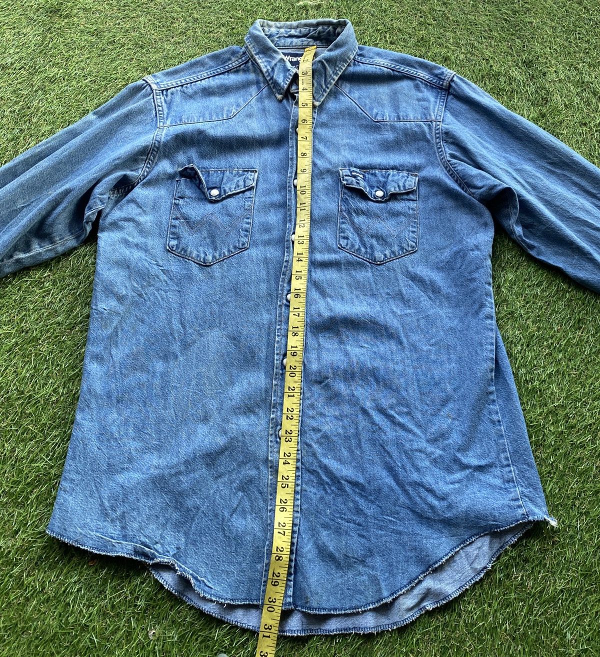 Vintage VINTAGE DENIM WESTERN SHIRT Size US L / EU 52-54 / 3 - 15 Thumbnail