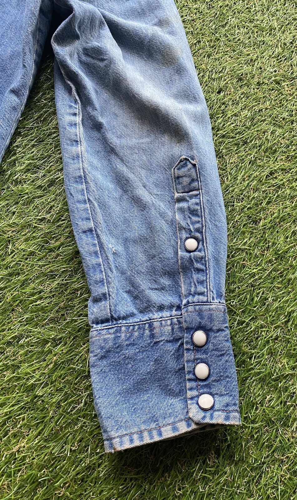 Vintage VINTAGE DENIM WESTERN SHIRT Size US L / EU 52-54 / 3 - 13 Thumbnail