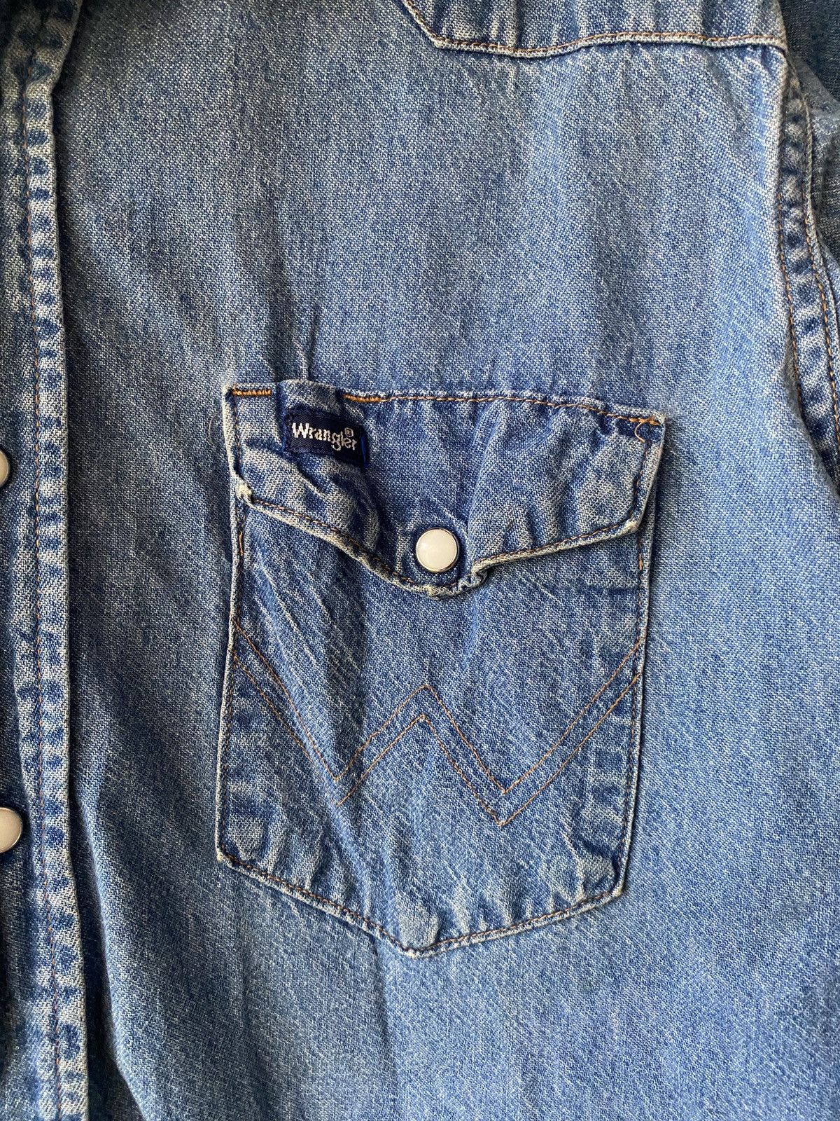 Vintage VINTAGE DENIM WESTERN SHIRT Size US L / EU 52-54 / 3 - 2 Thumbnail