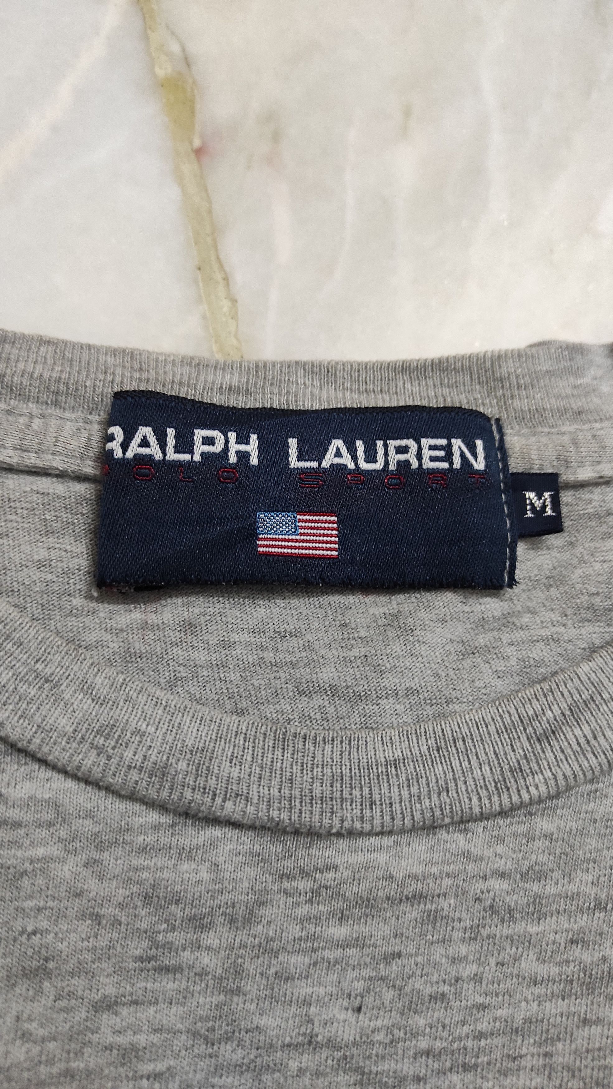 Vintage Vintage 90's POLO SPORT RALPH LAUREN SKI BEAR graphics Tee Size US M / EU 48-50 / 2 - 4 Thumbnail