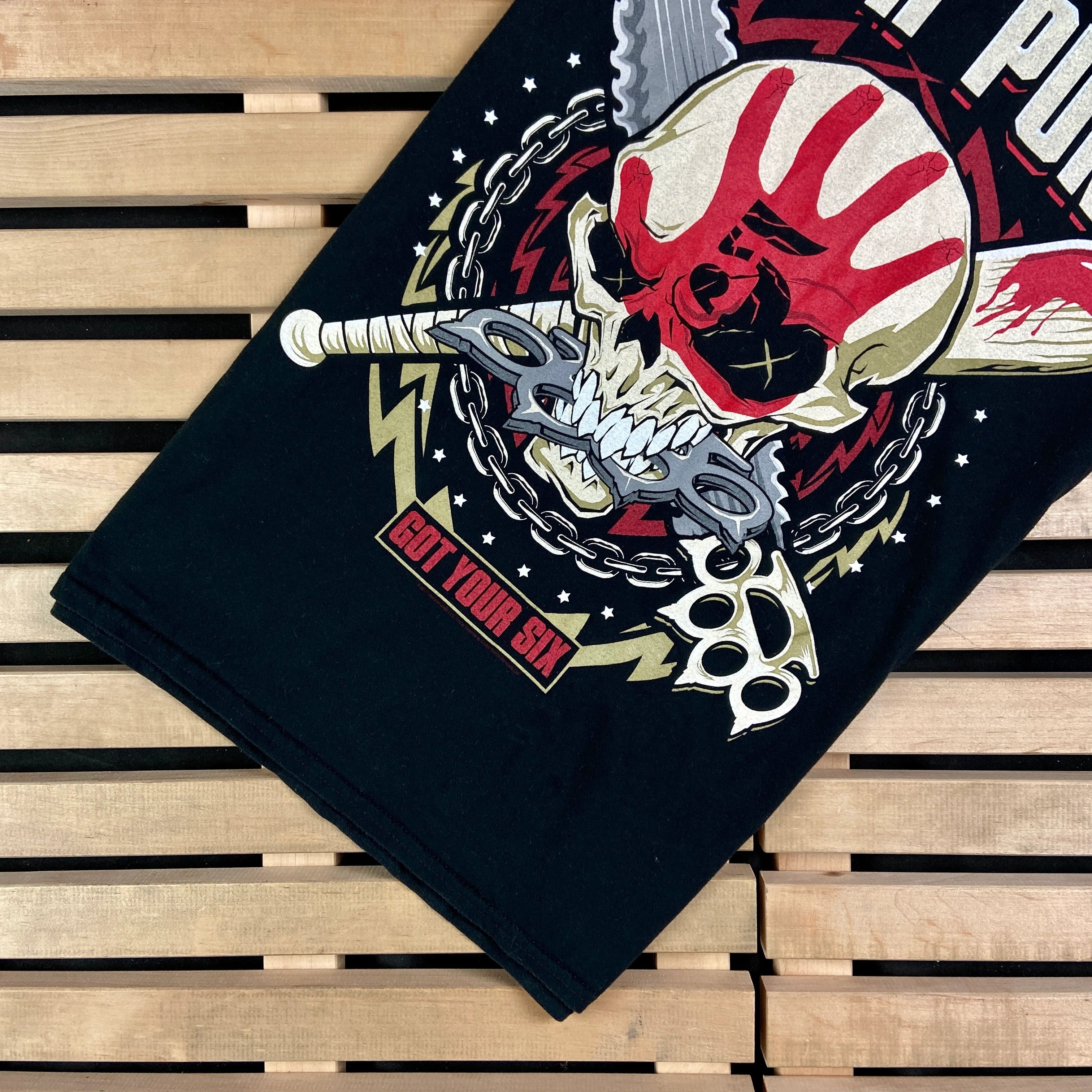 Band Tees × Vintage Mens Vintage T Shirt Five Finger Death Pung Size M Size US M / EU 48-50 / 2 - 3 Thumbnail