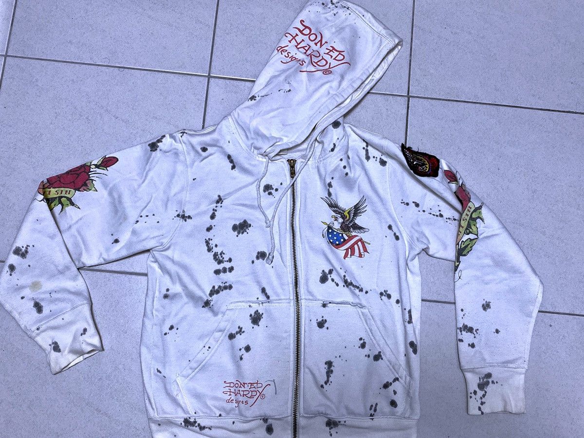 Ed Hardy Sweatshirt hardy The eagle big logo Size US M / EU 48-50 / 2 - 2 Thumbnail