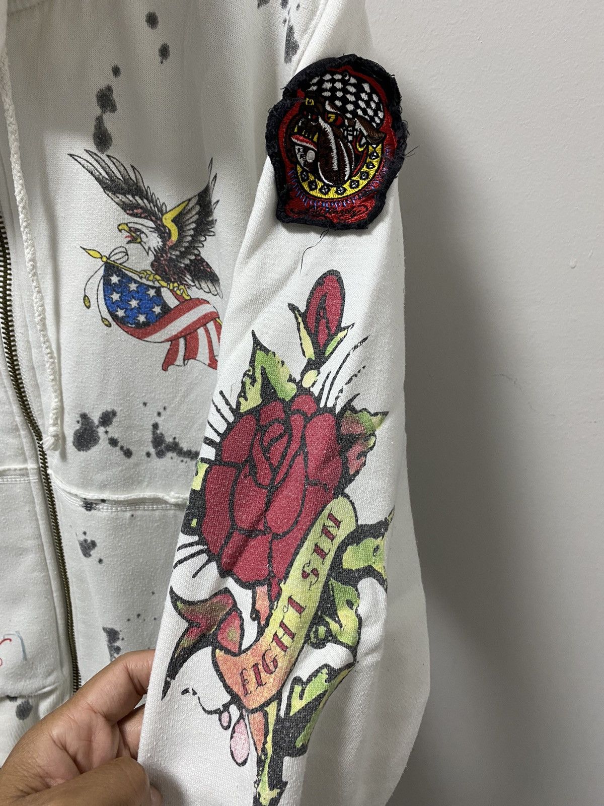 Ed Hardy Sweatshirt hardy The eagle big logo Size US M / EU 48-50 / 2 - 5 Thumbnail